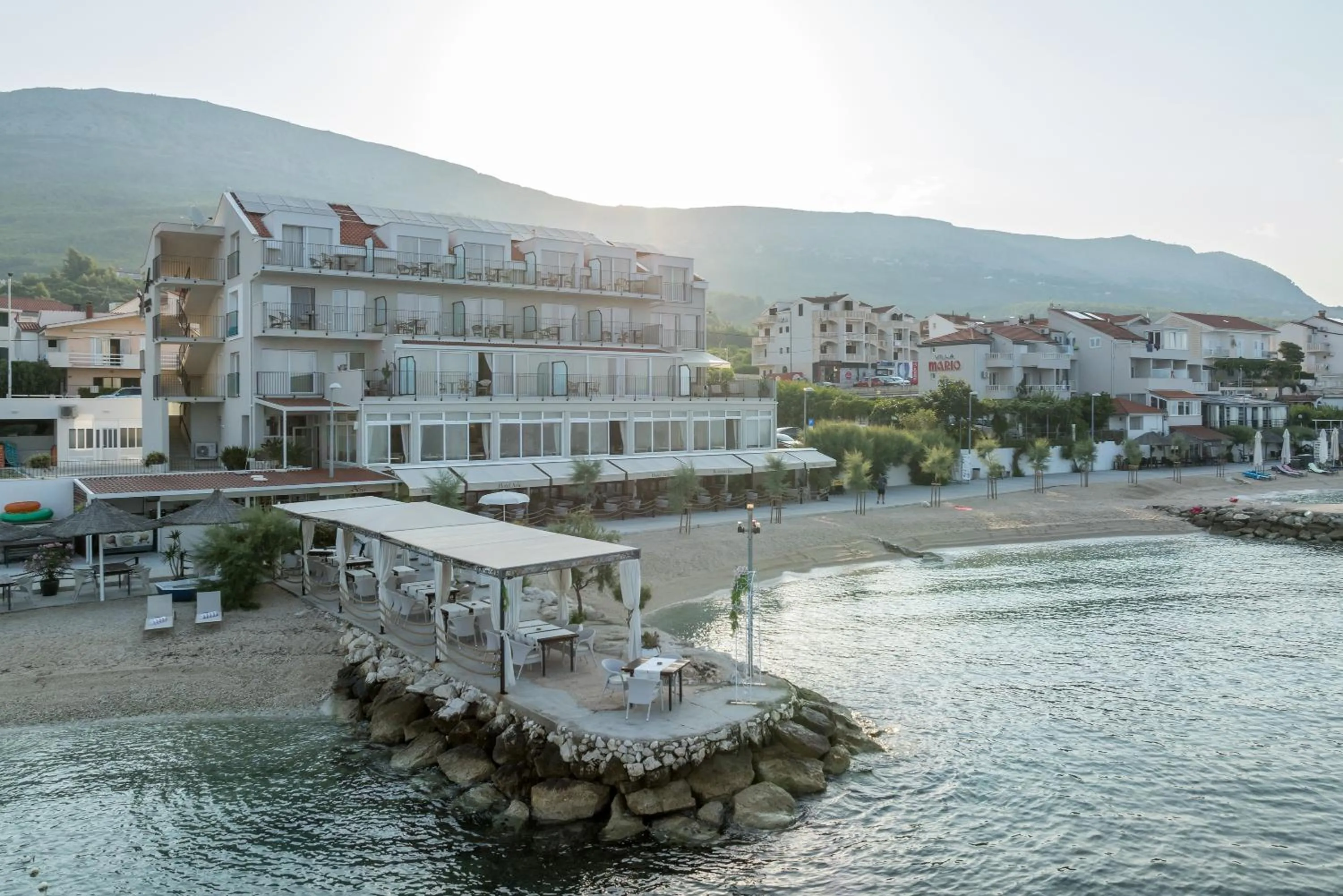 Property building in Hotel Aria