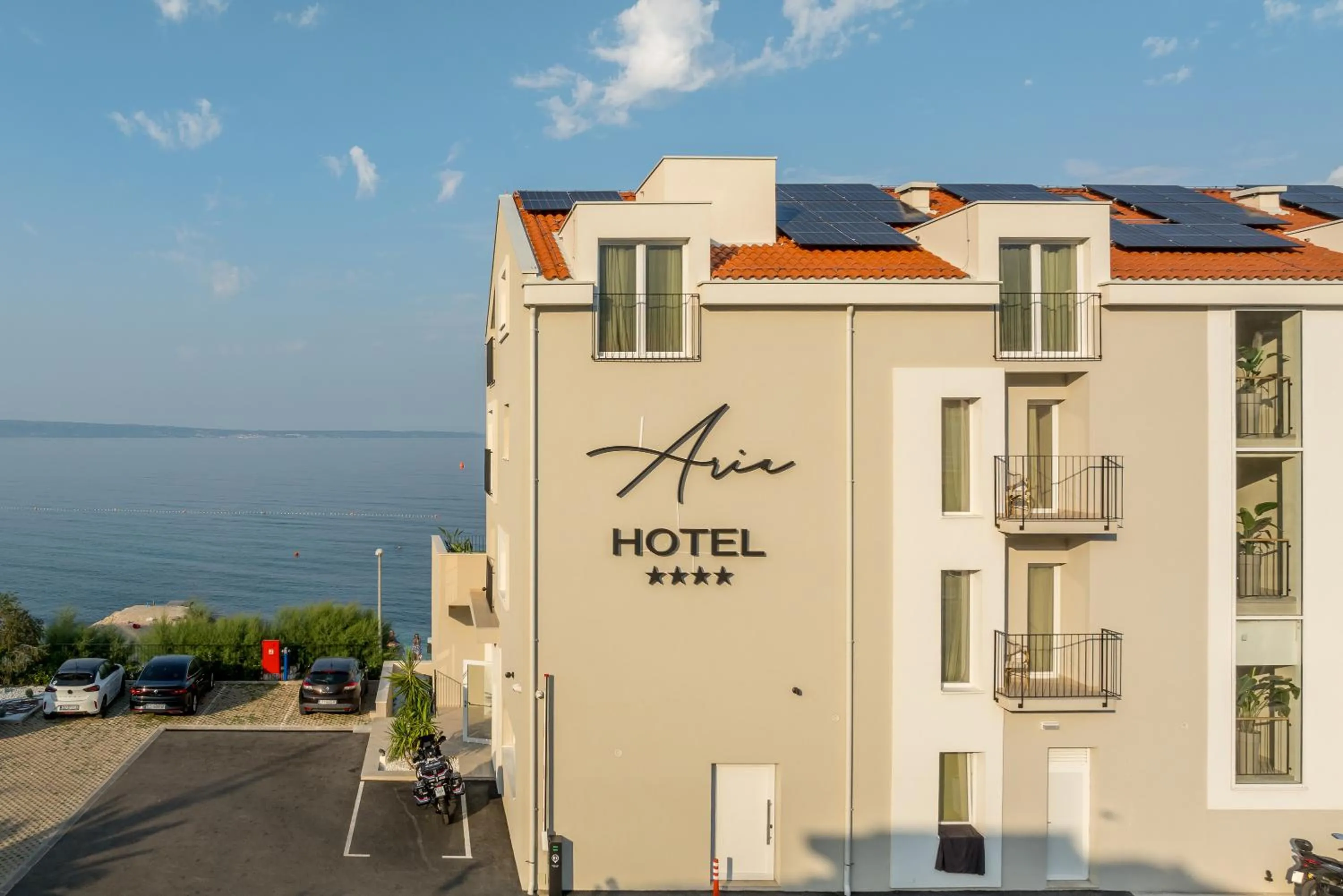 Property building in Hotel Aria