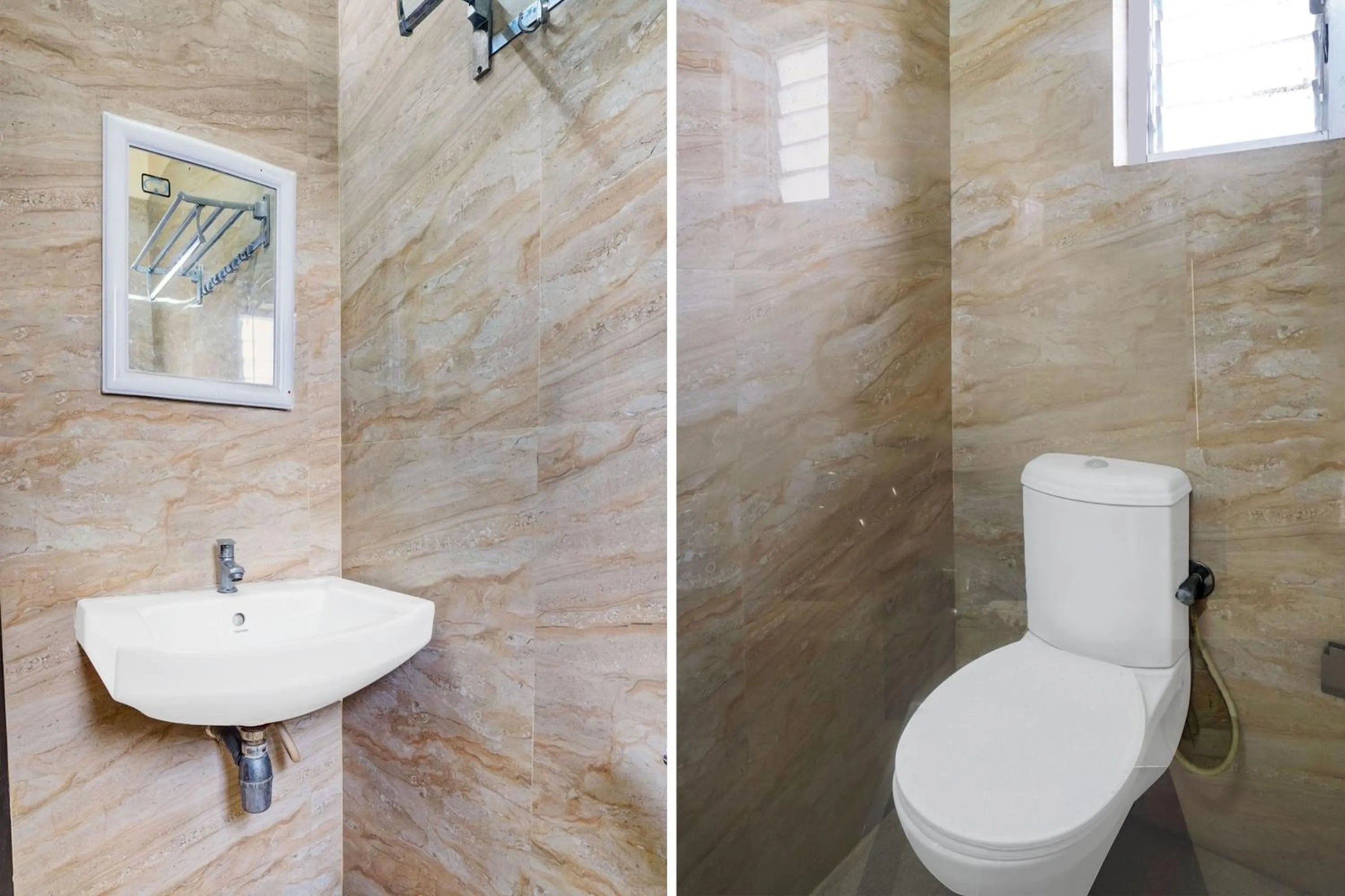 Bathroom in Super Hotel O Lalganesh formerly Royal Avenue