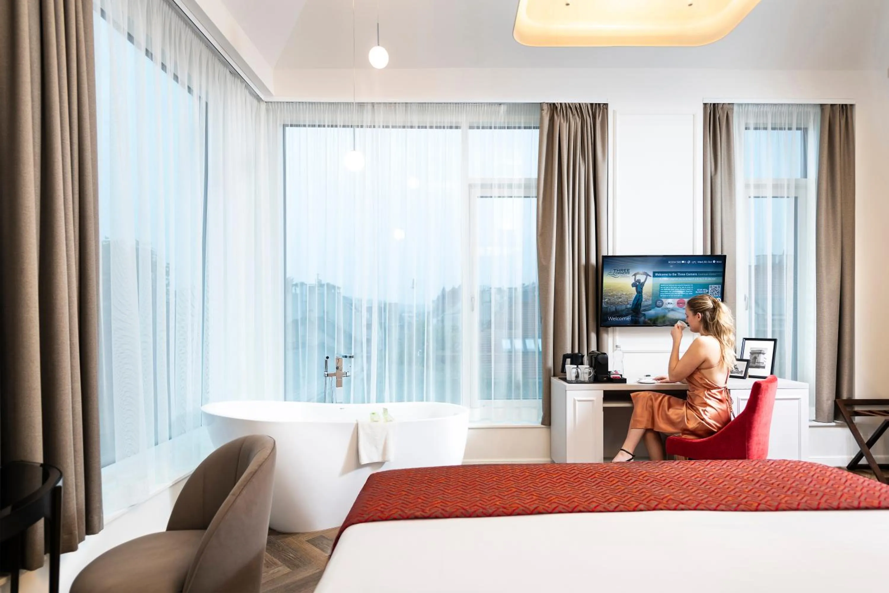 Bed in Three Corners Avenue Hotel