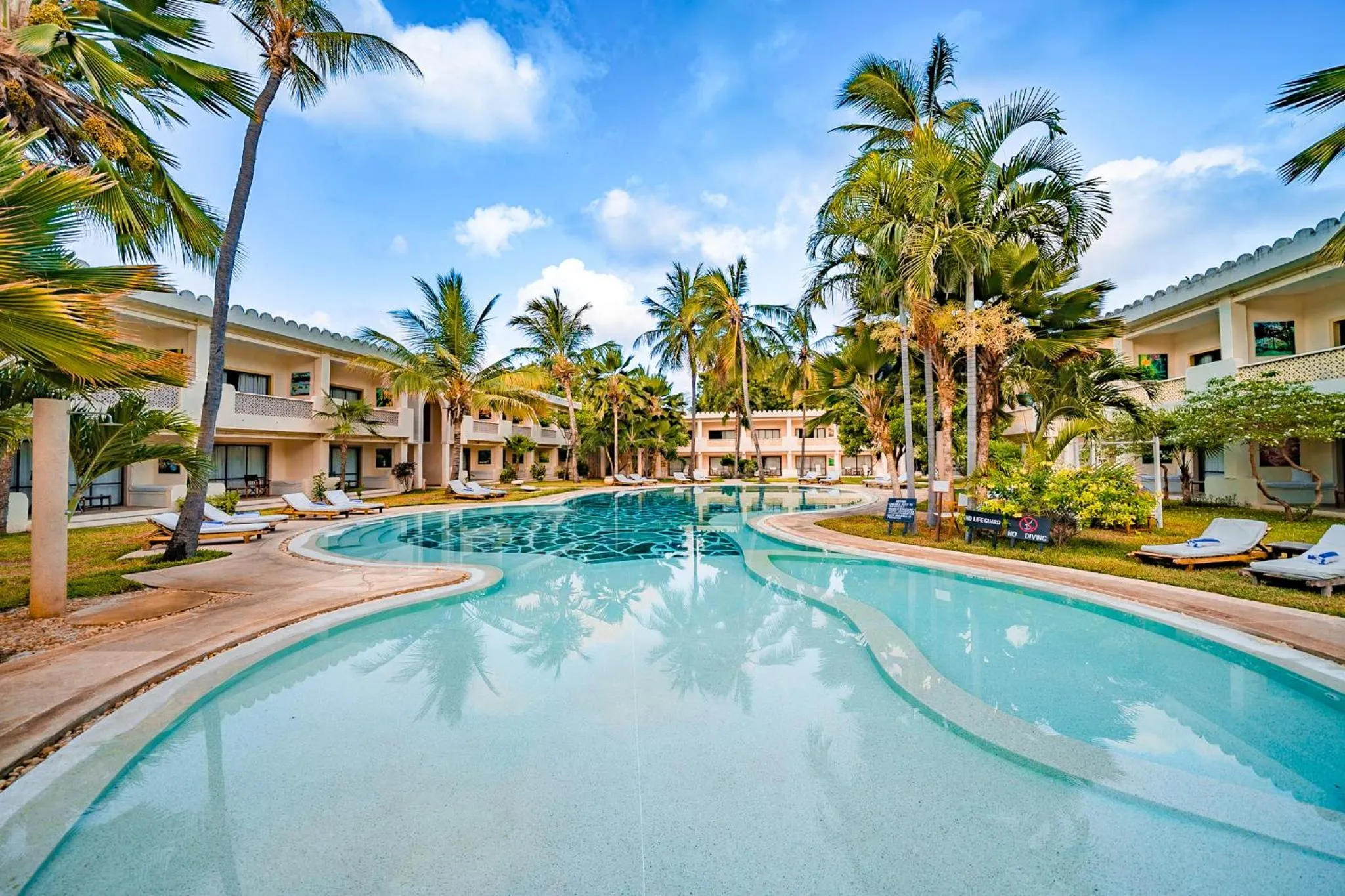 Pool view in Diamonds Malindi