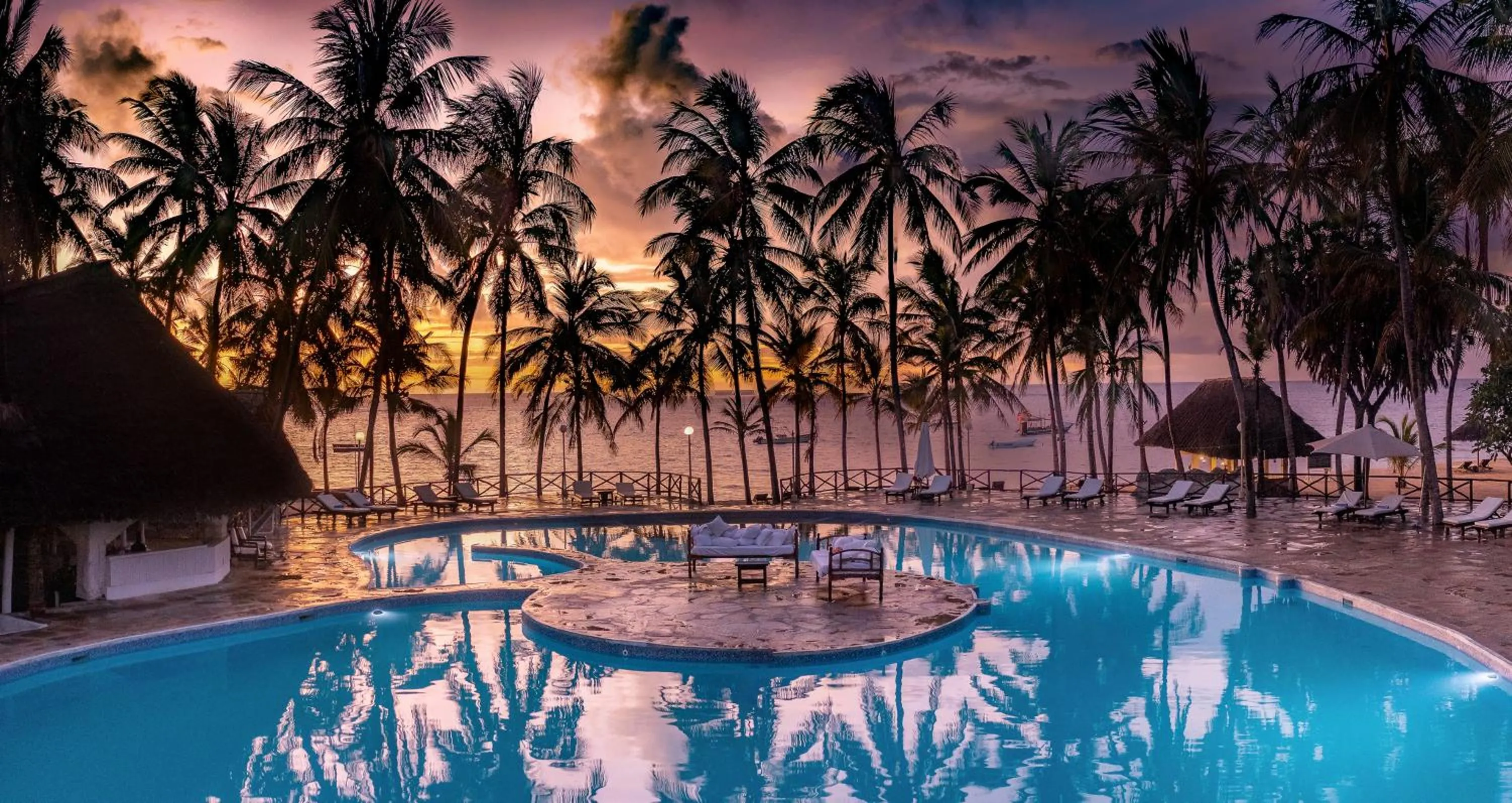 Pool view in Diamonds Malindi