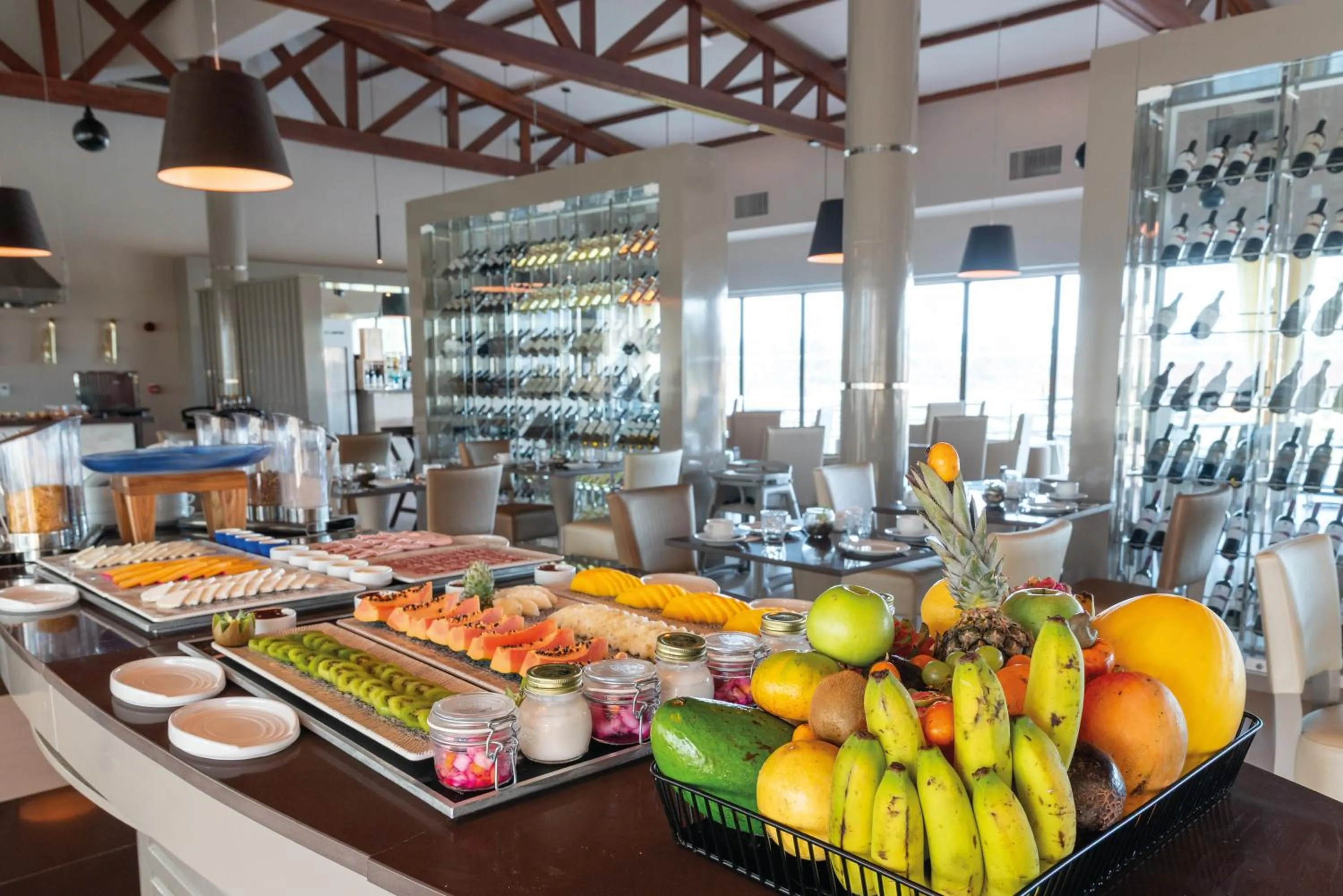 Buffet breakfast in Vila Galé Collection Sunset Cumbuco