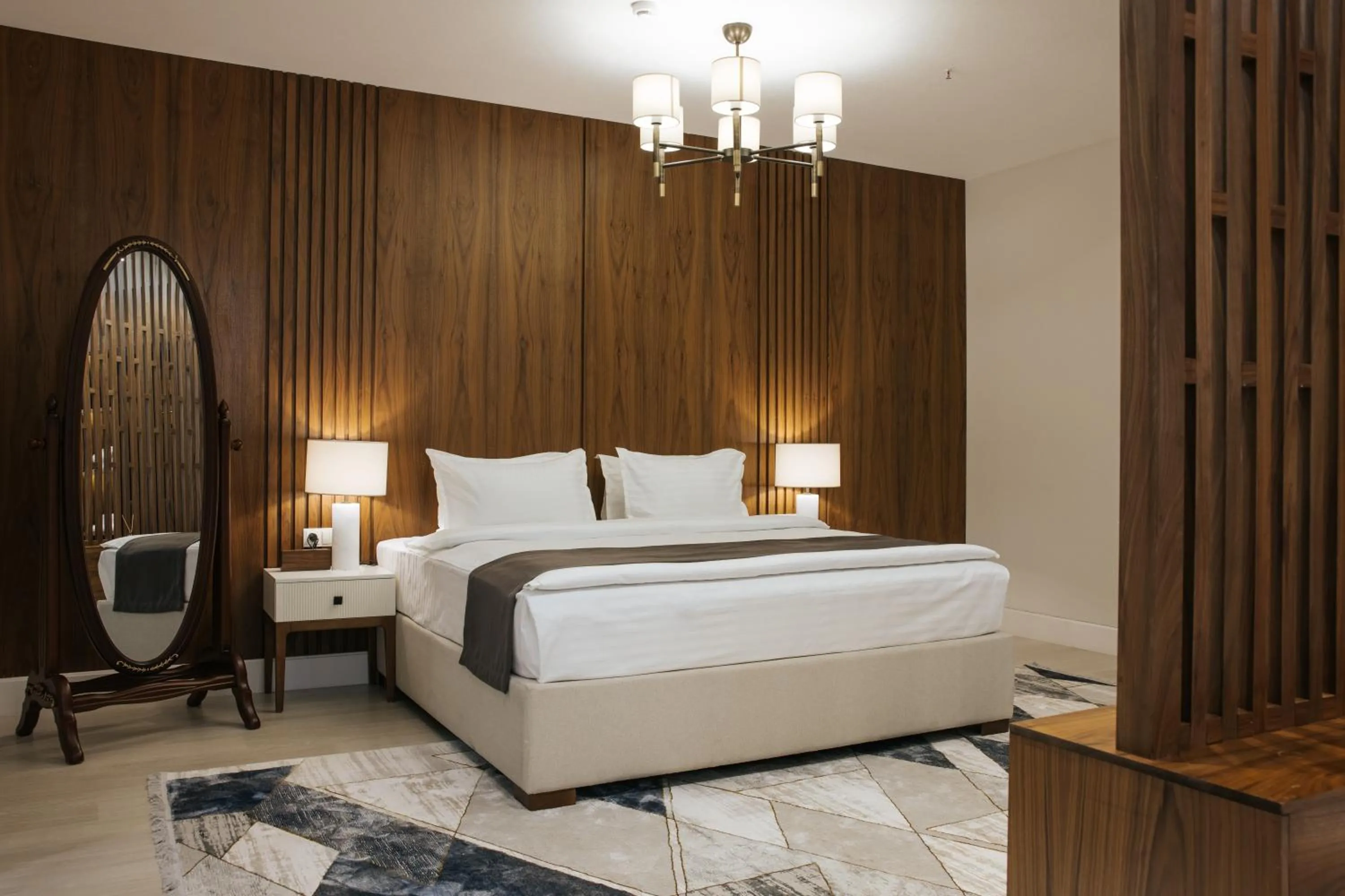 Bed in Ametist Hotel Complex