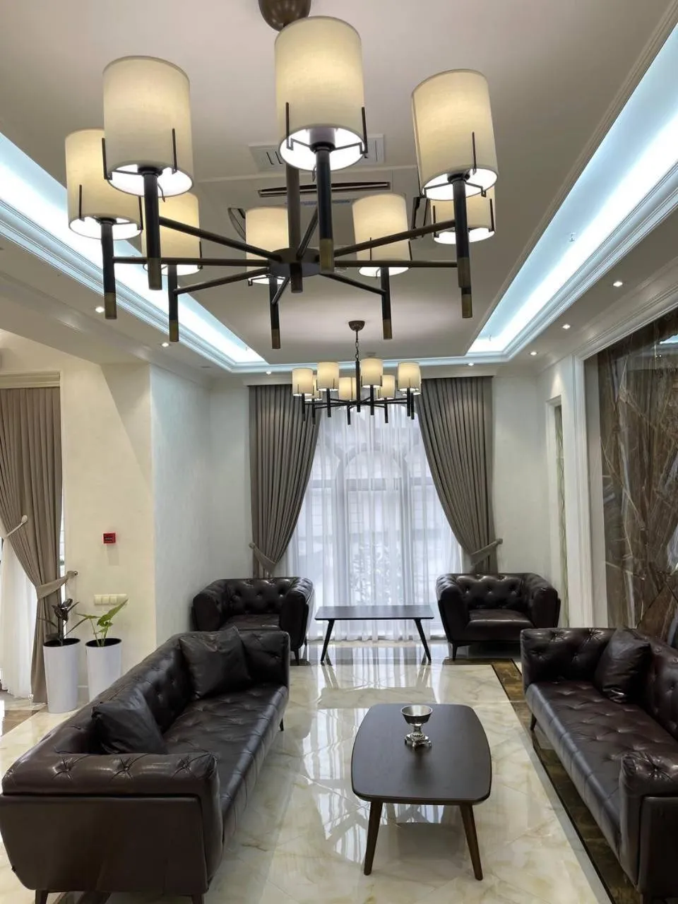 Seating area in Ametist Hotel Complex