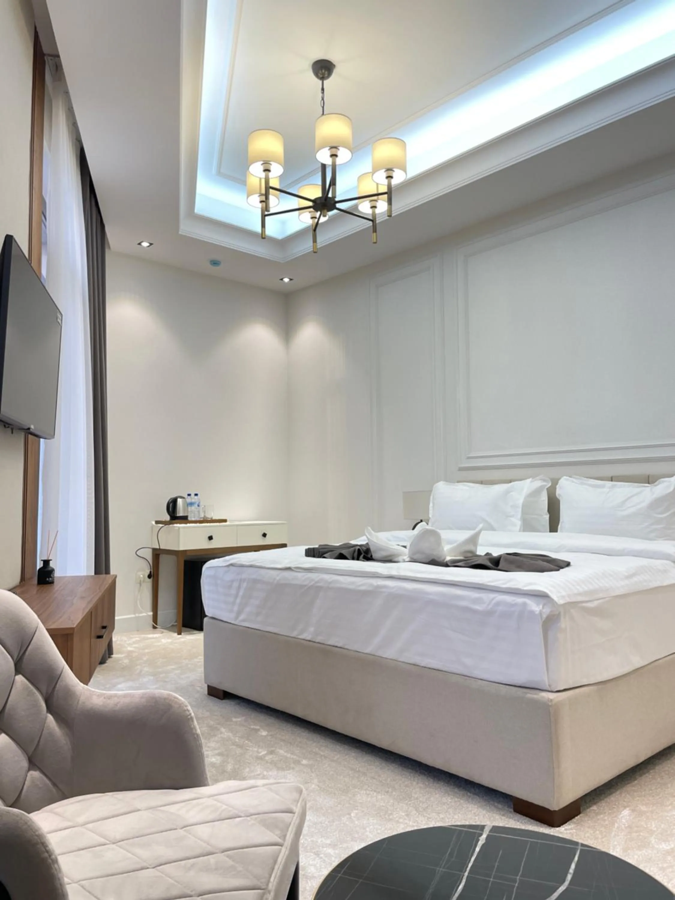 Bed in Ametist Hotel Complex