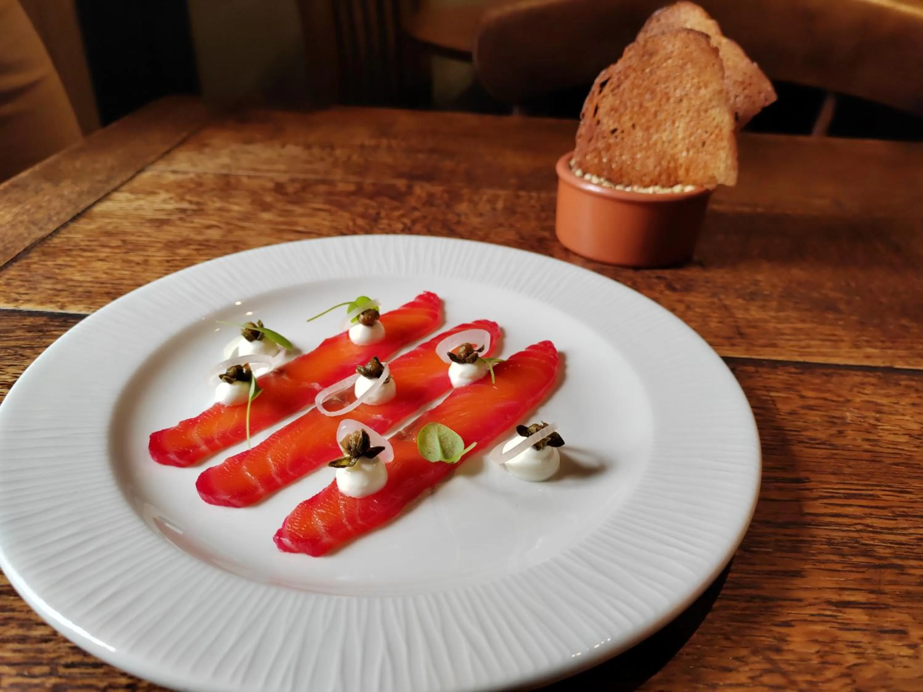 Food and drinks in The Castle Coaching Inn