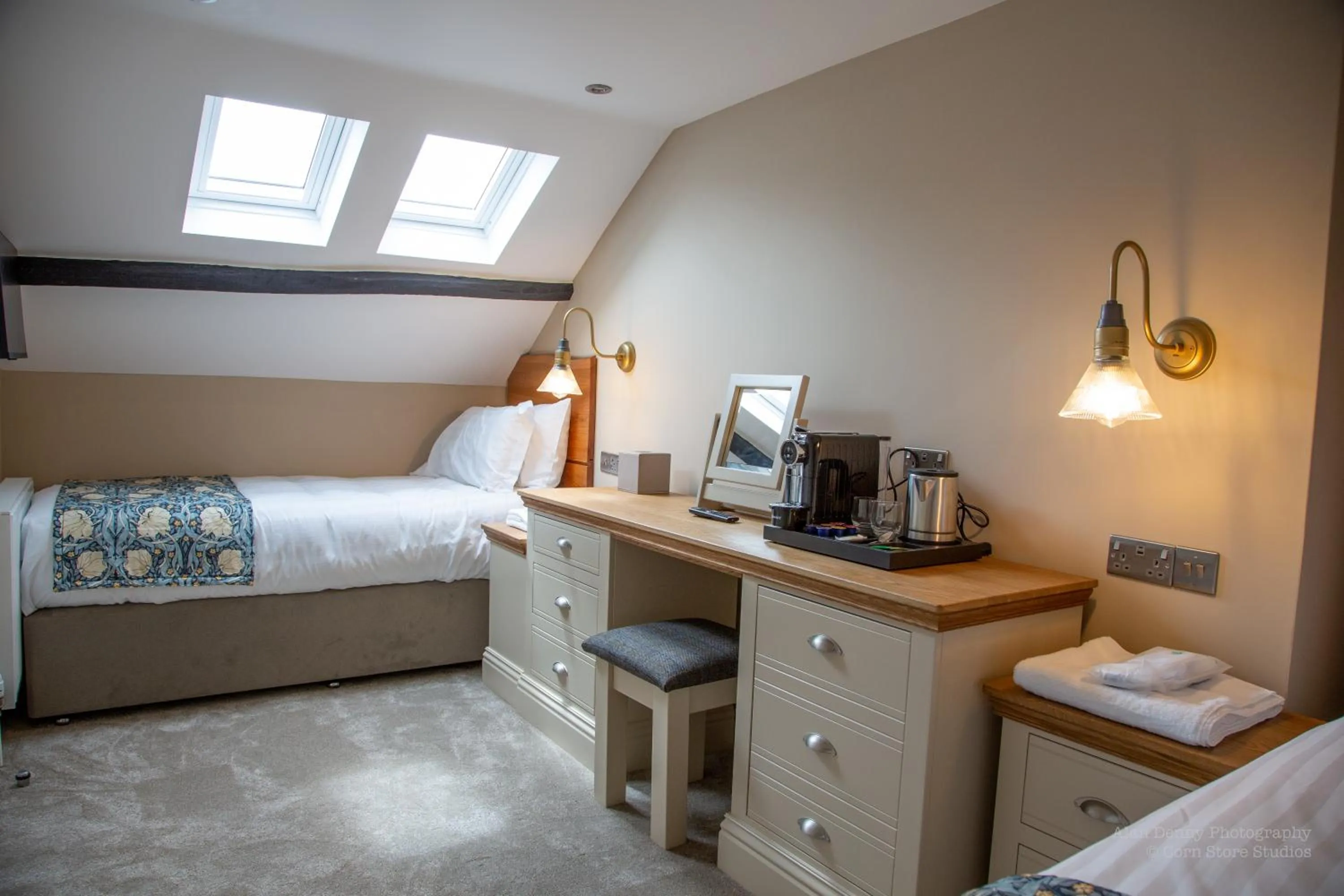 Bedroom, Bed in The Castle Coaching Inn