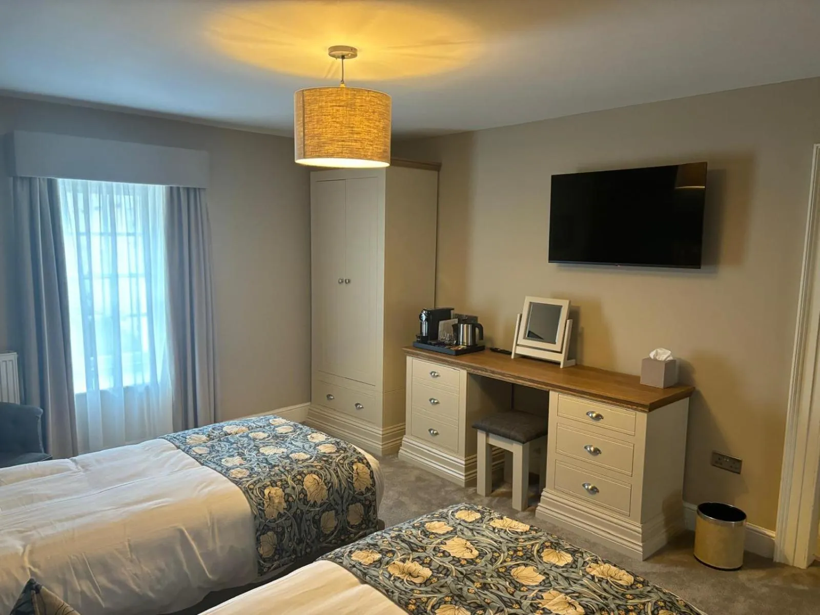 Bed in The Castle Coaching Inn