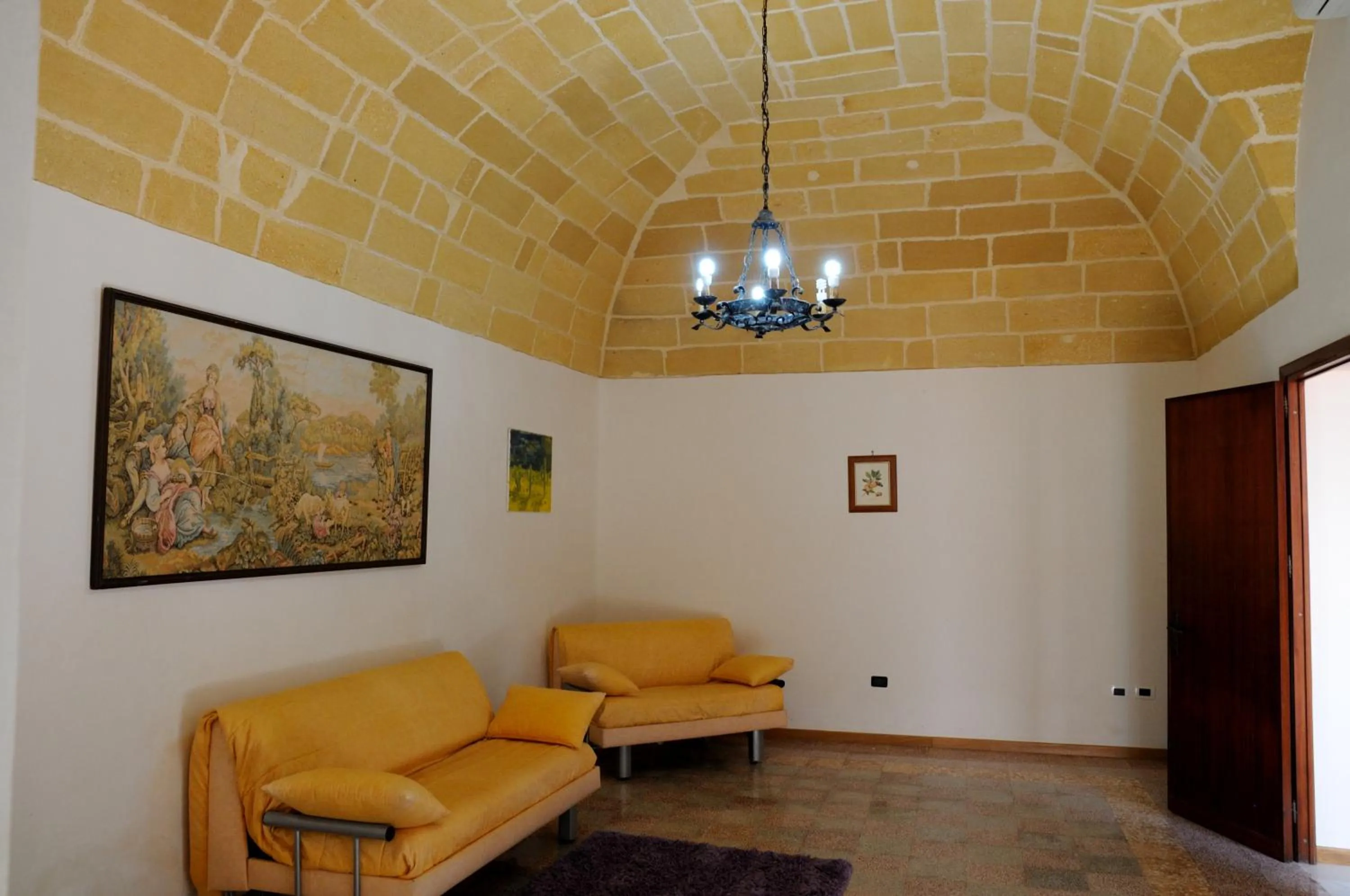 Seating area in Residence Le Saline