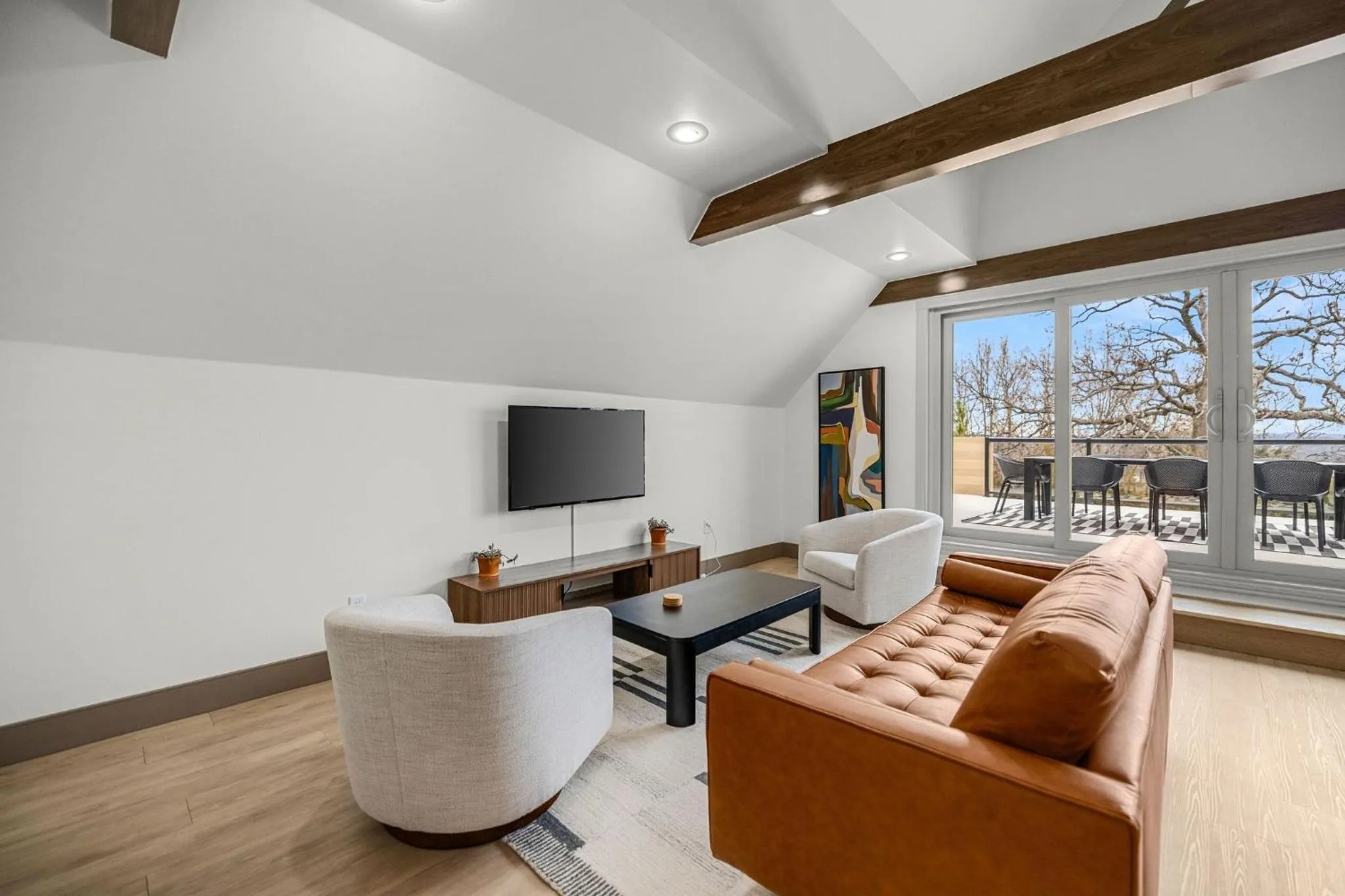 Living room in Arka Motel