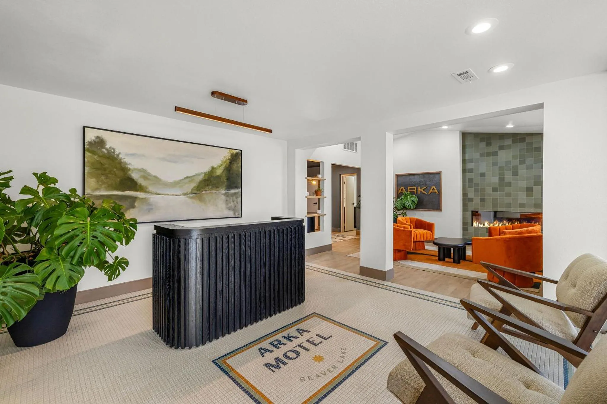 Lobby or reception in Arka Motel