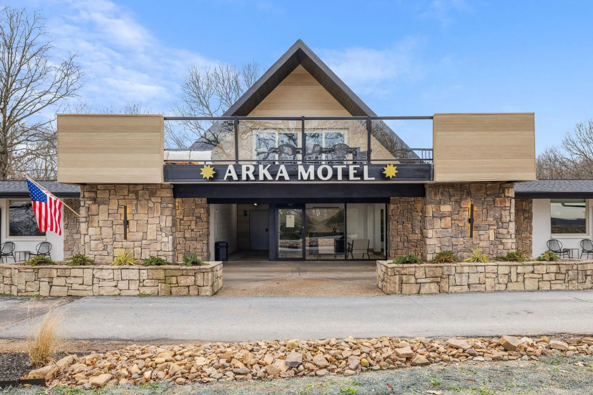 Property building in Arka Motel