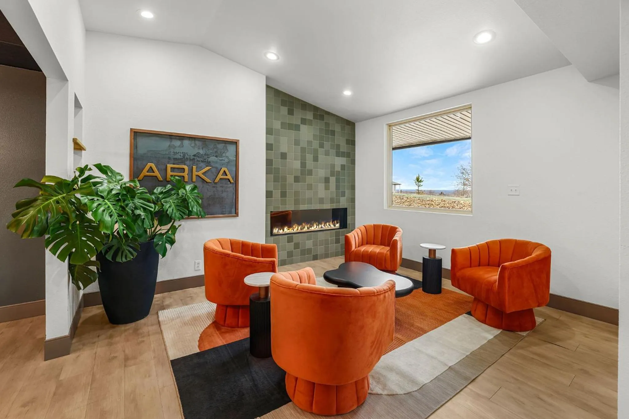 Lobby or reception in Arka Motel
