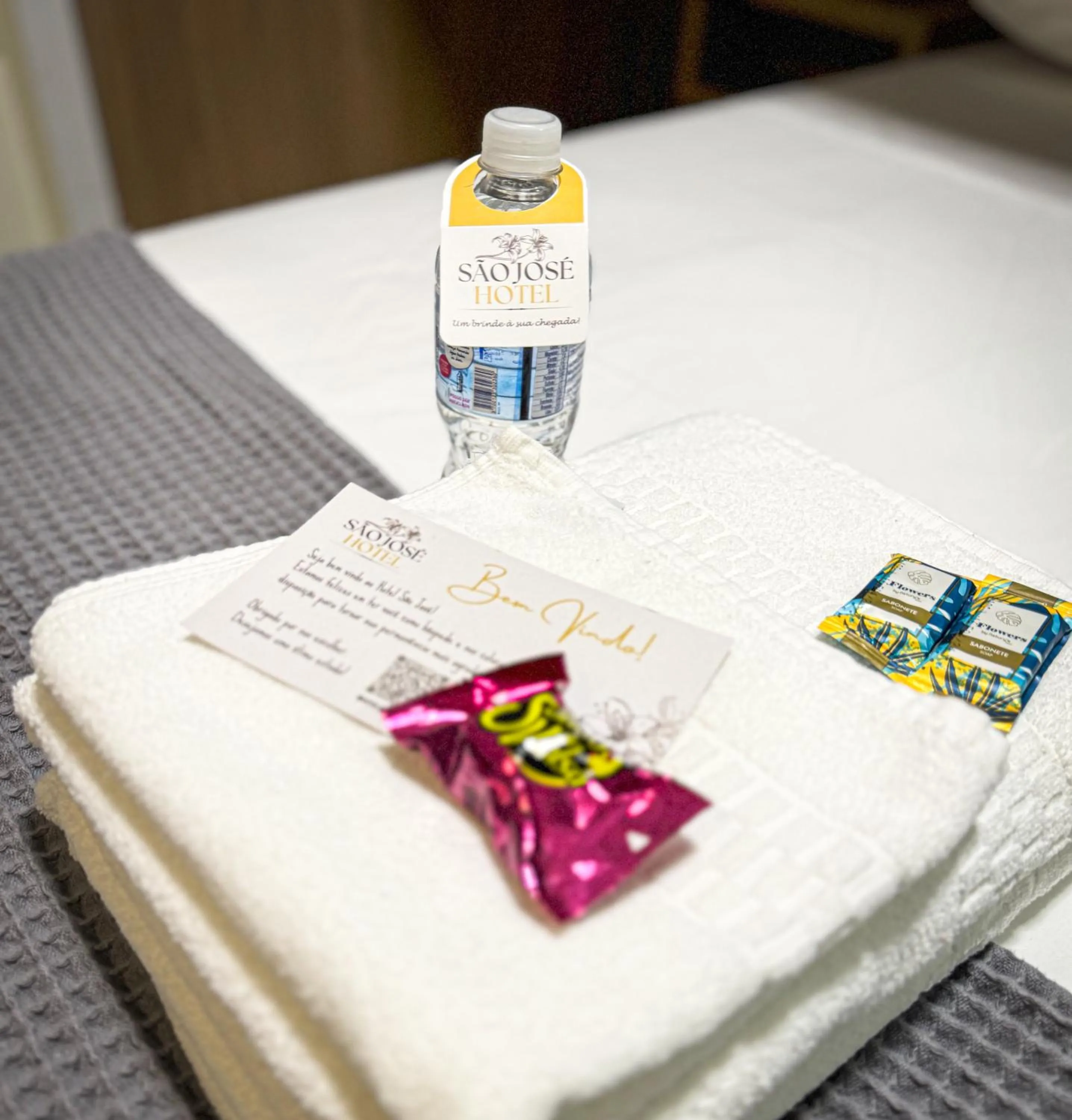 Bed in Hotel São José