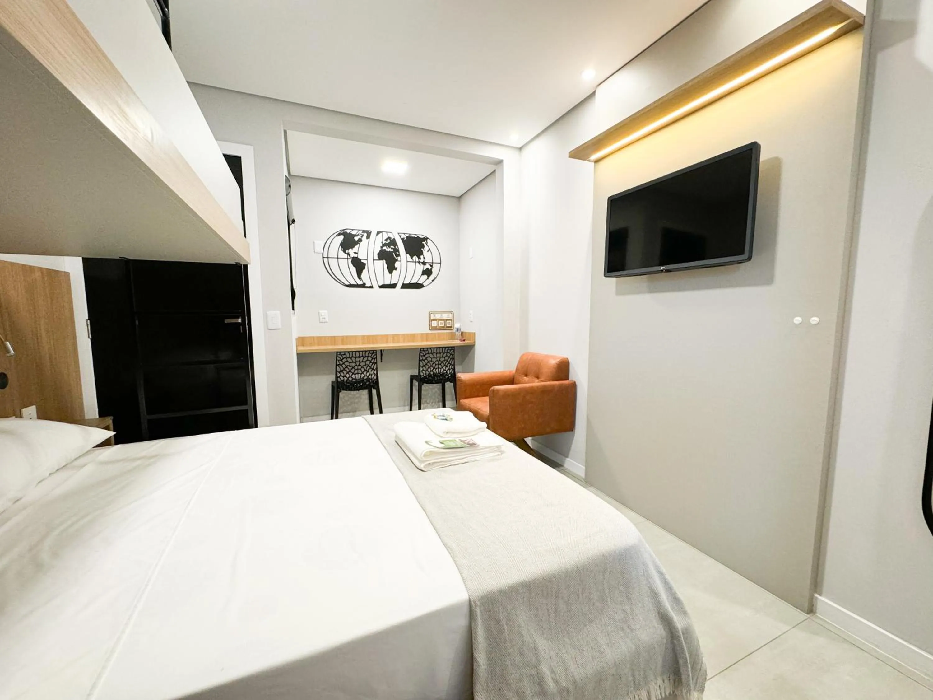 Bed in Hotel São José