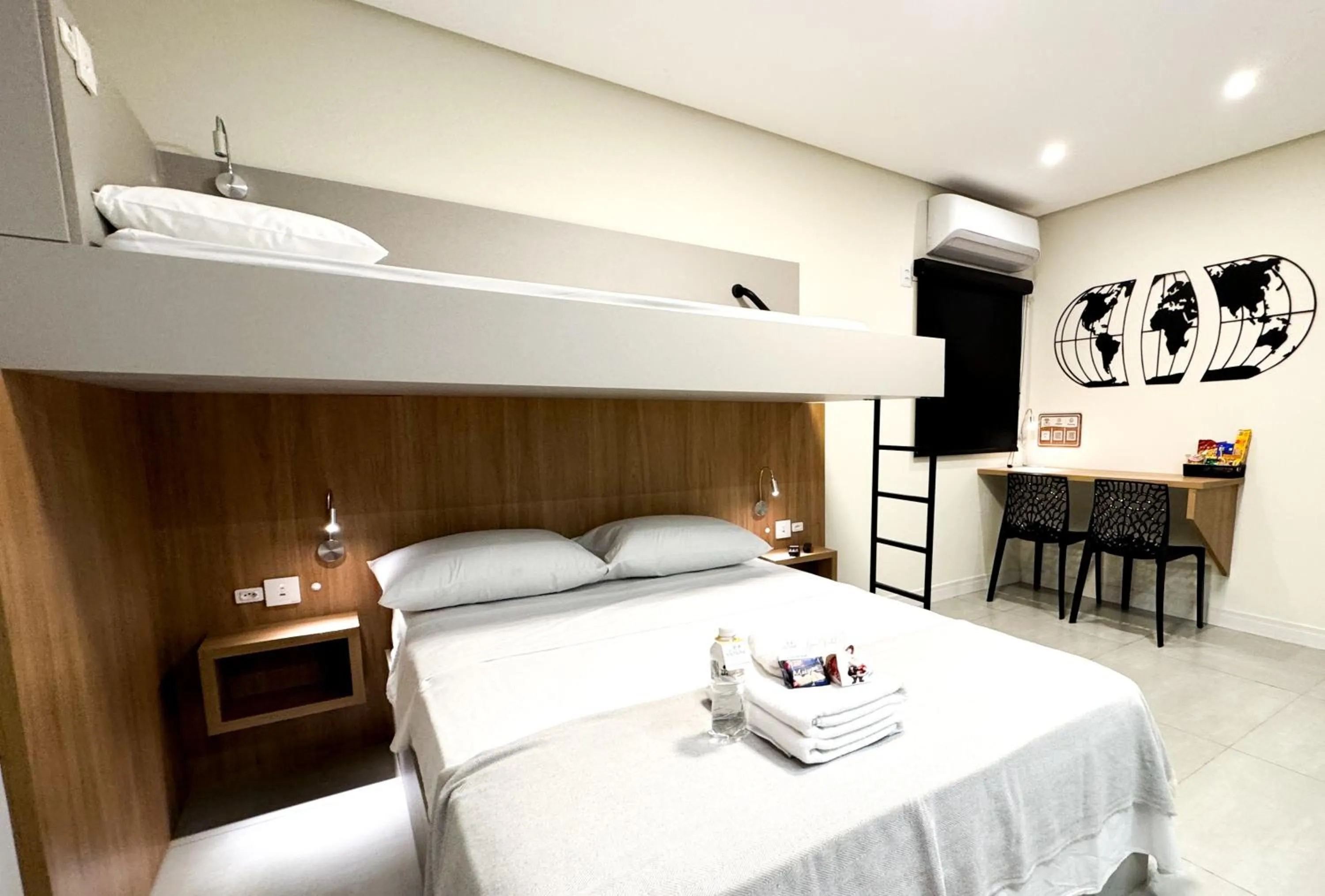 Bed in Hotel São José