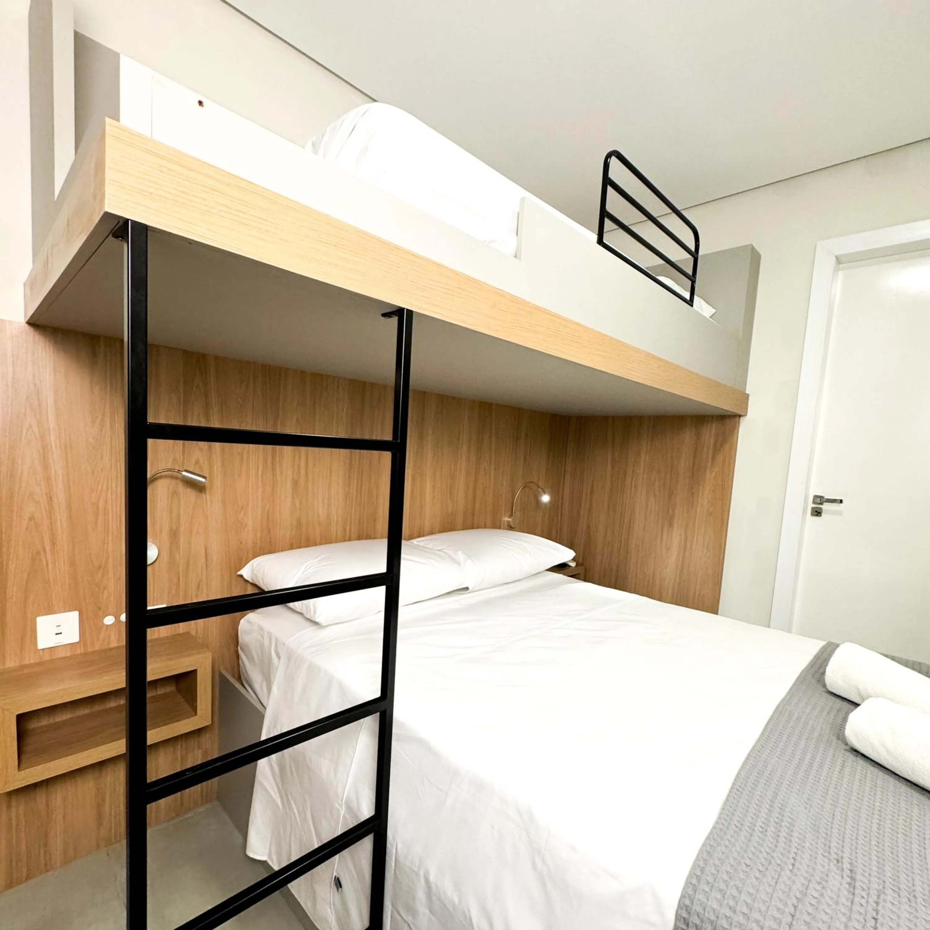 Bed in Hotel São José