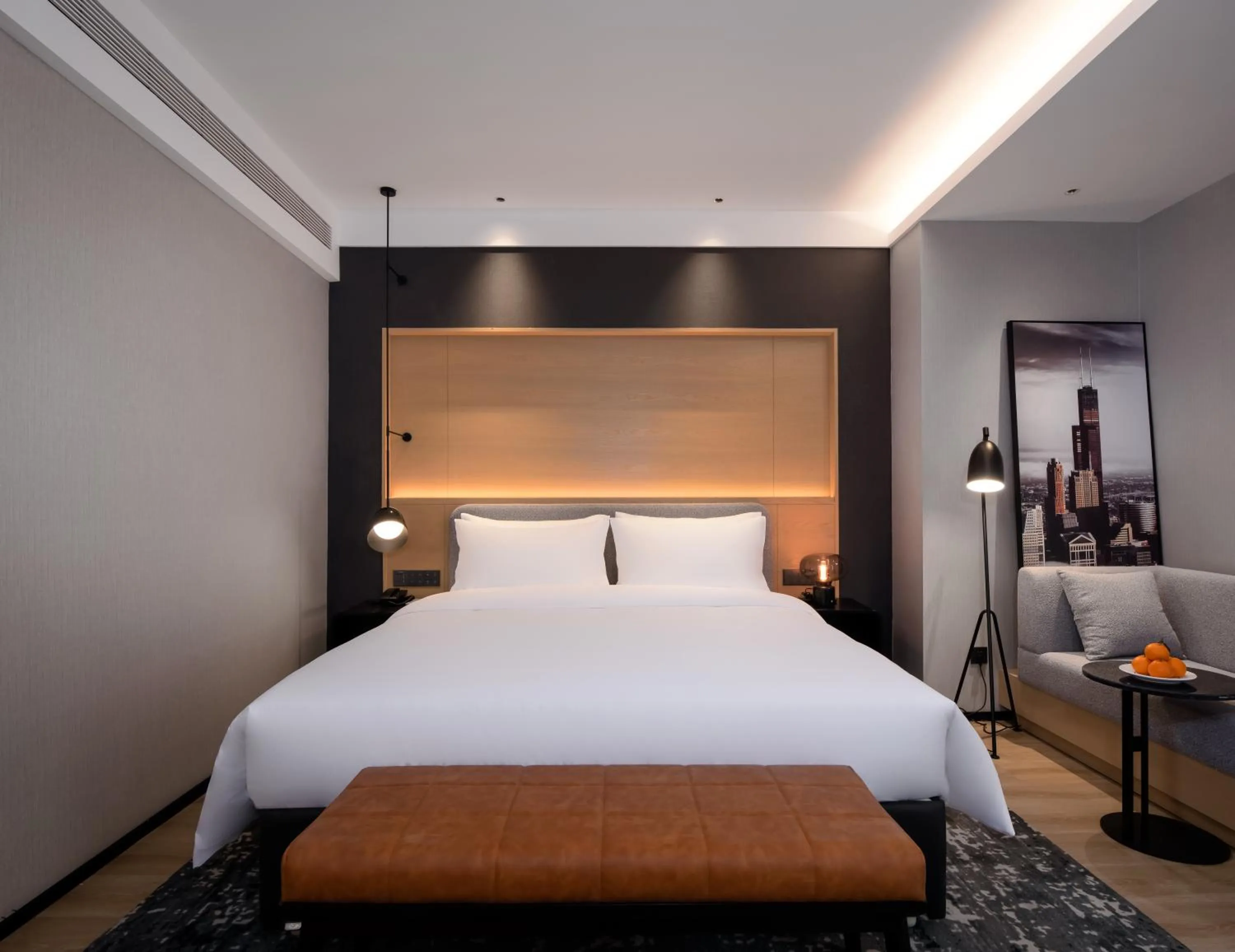 Bed in Park Inn by Radisson, Nanchang Honggutan Wanda Plaza Twin Towers