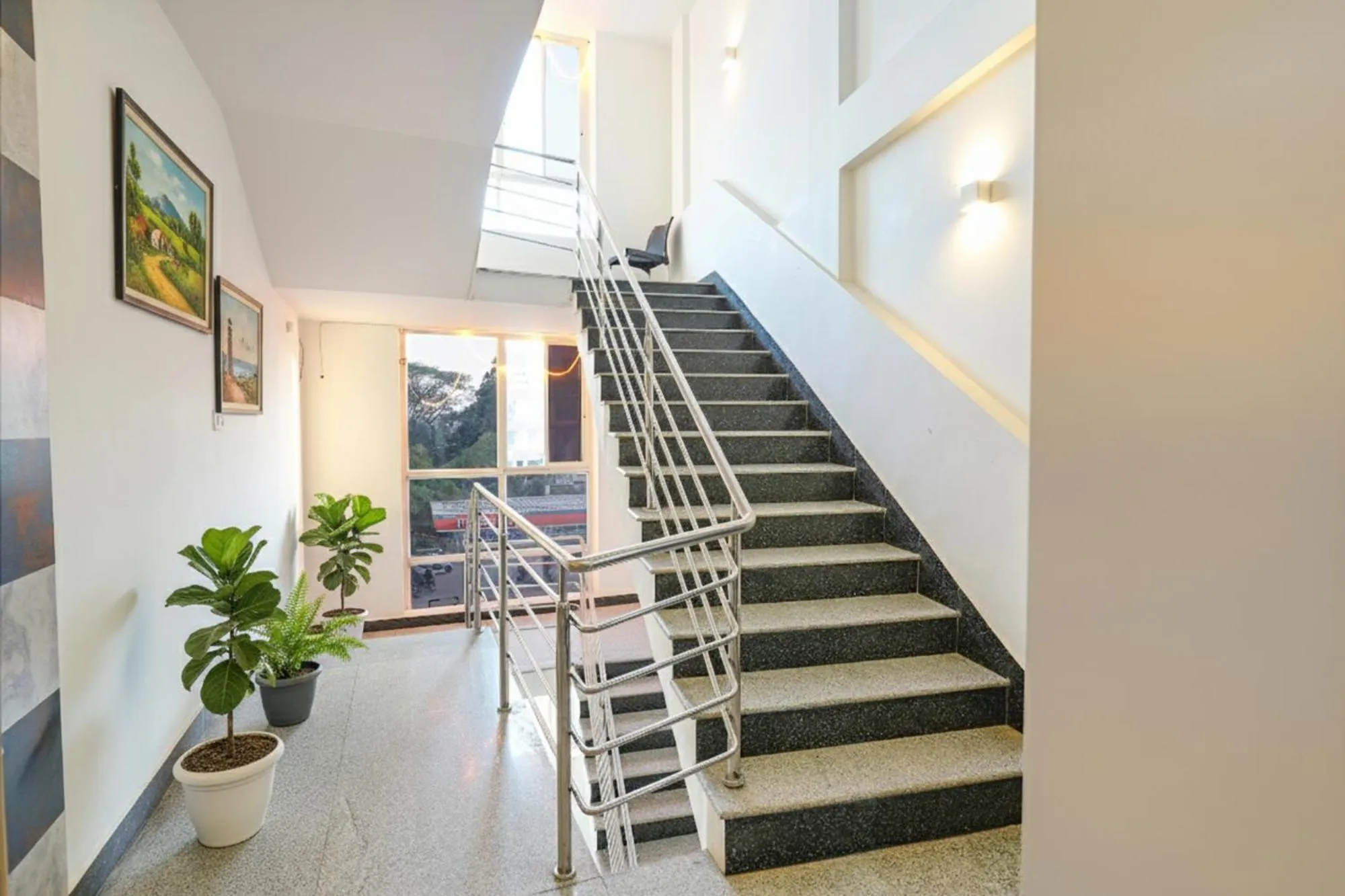 Lobby or reception in FabHotel Royal N Comforts