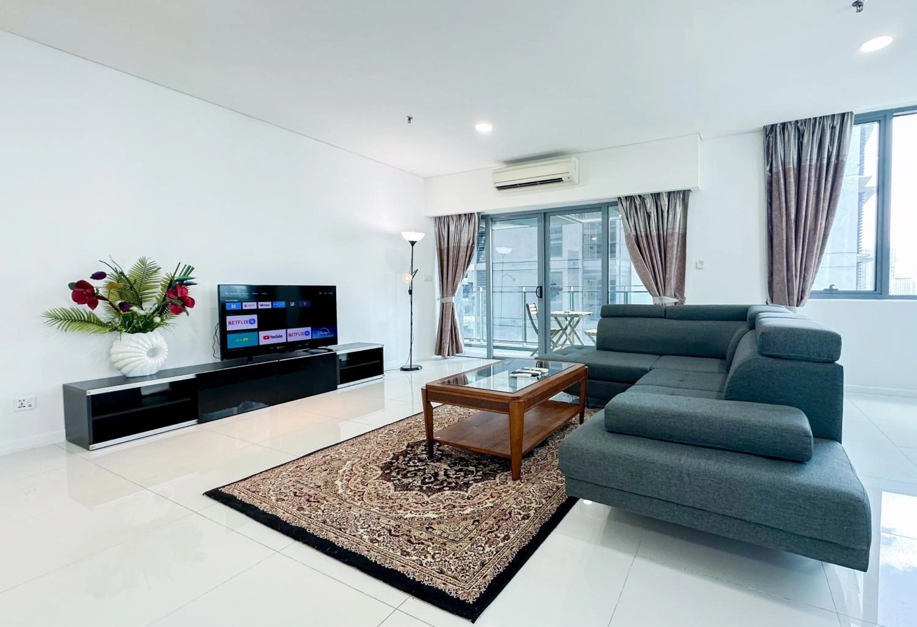 TV and multimedia in Summer Suites KLCC by apartx