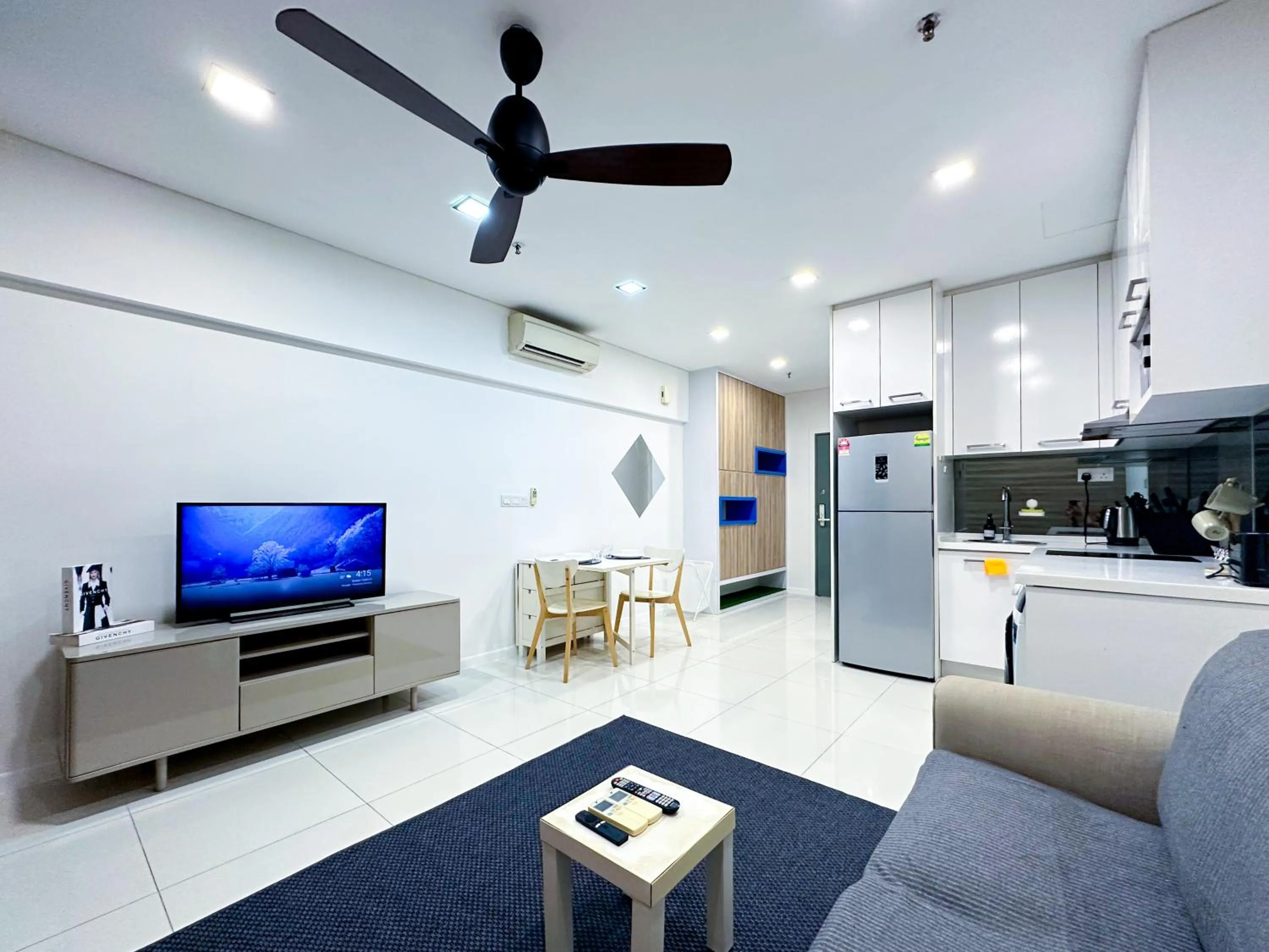 TV and multimedia in Summer Suites KLCC by apartx