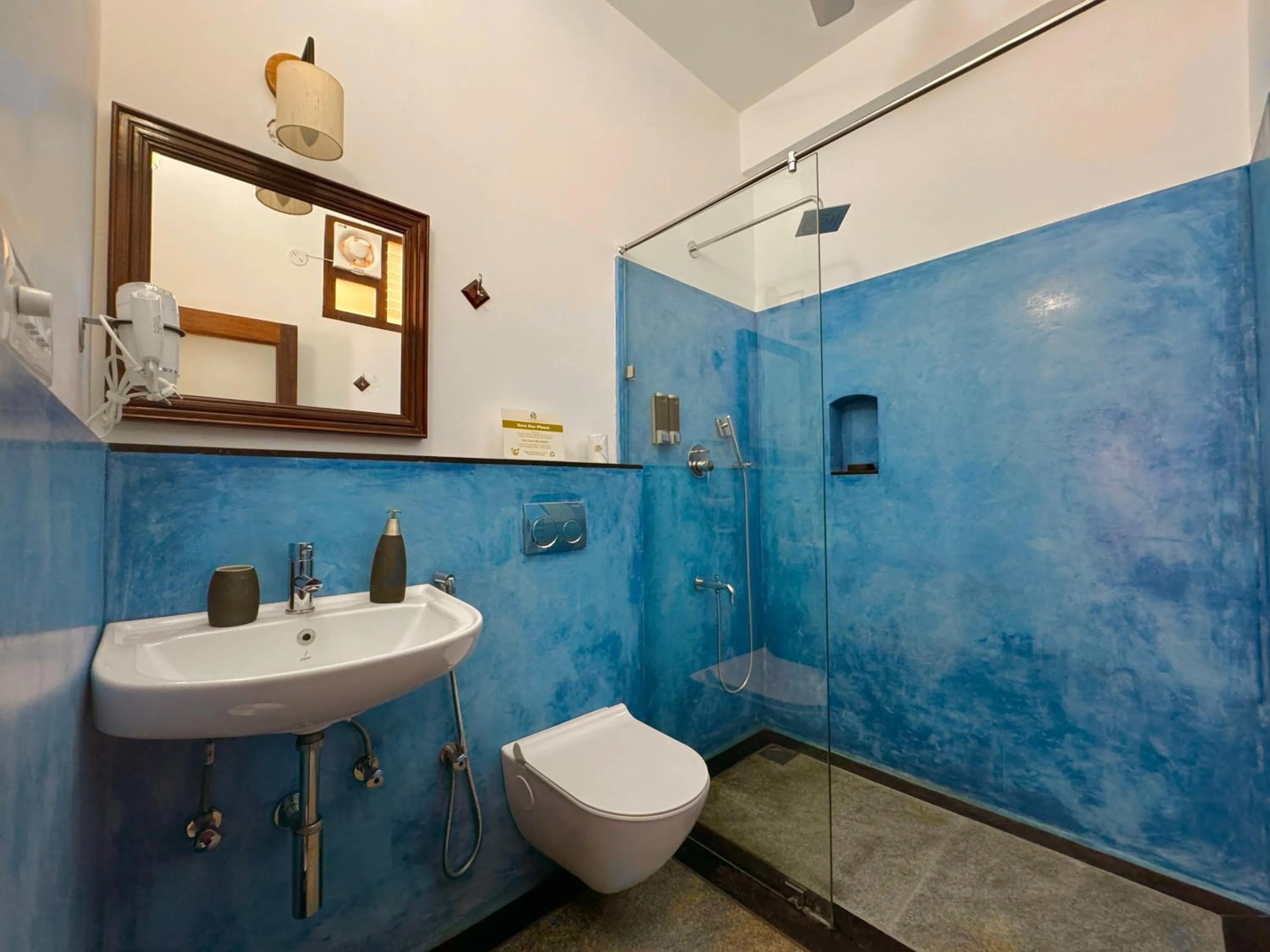 Shower in La Plage Seaview Suites