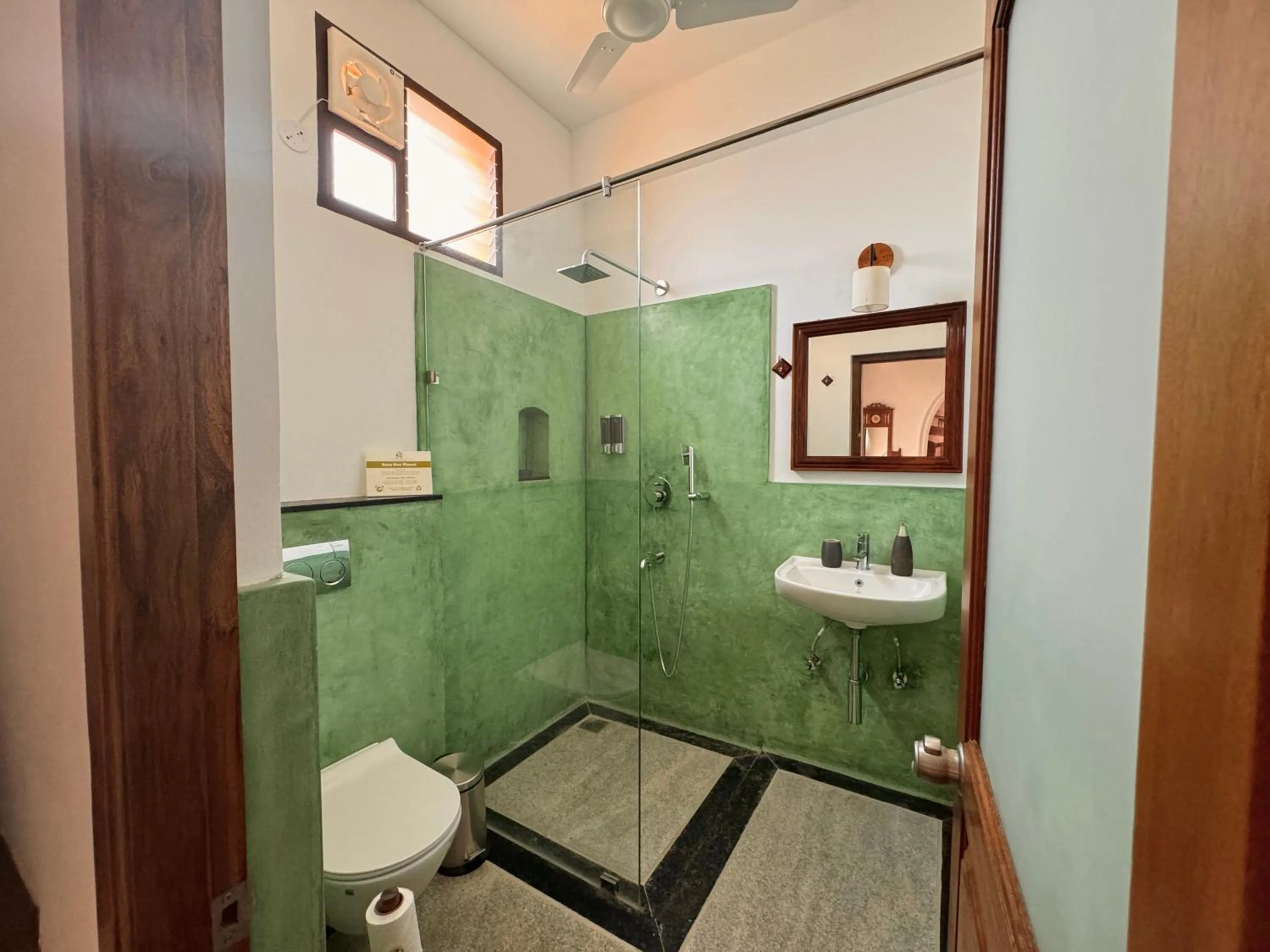 Shower in La Plage Seaview Suites