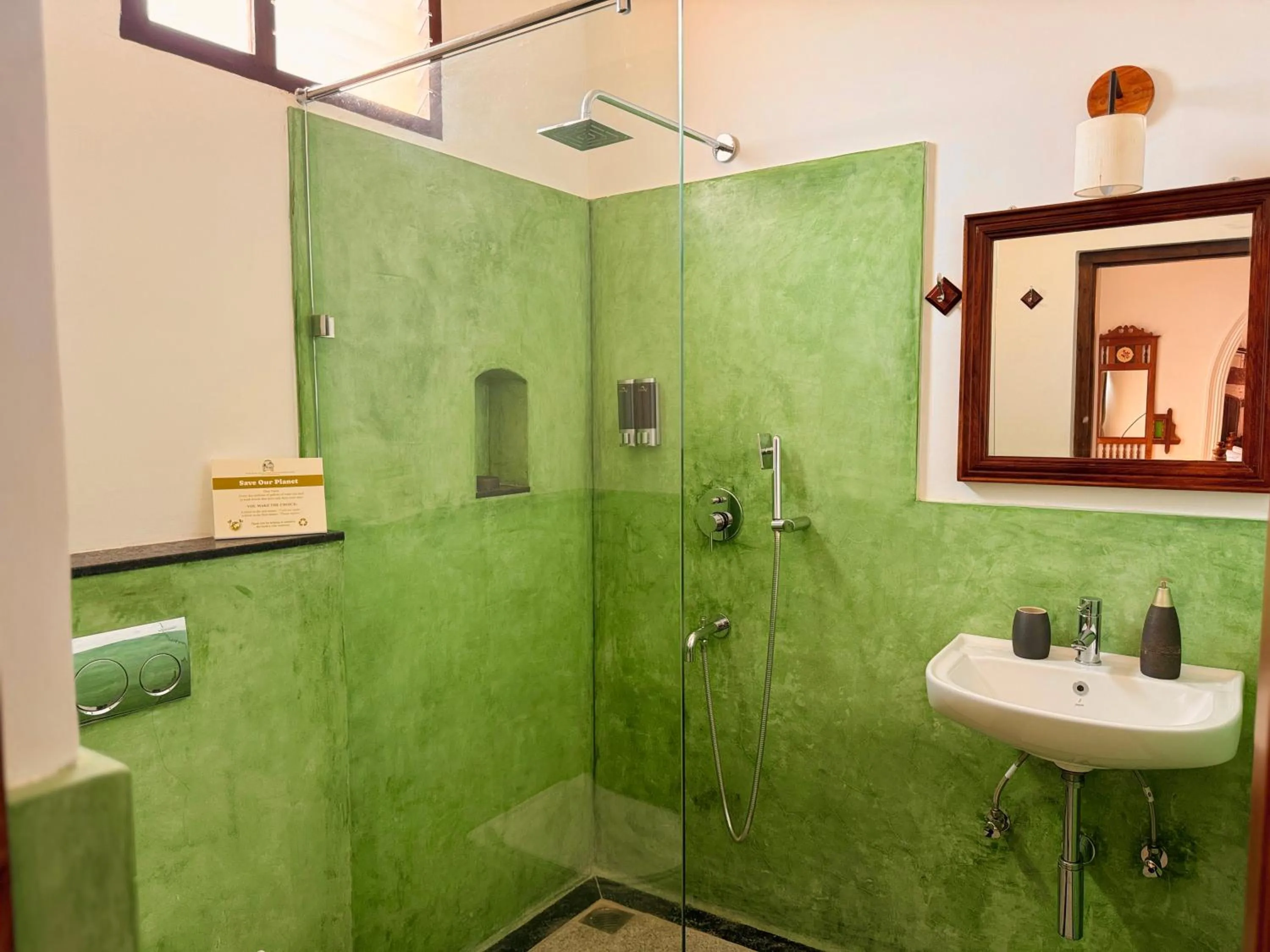 Shower in La Plage Seaview Suites