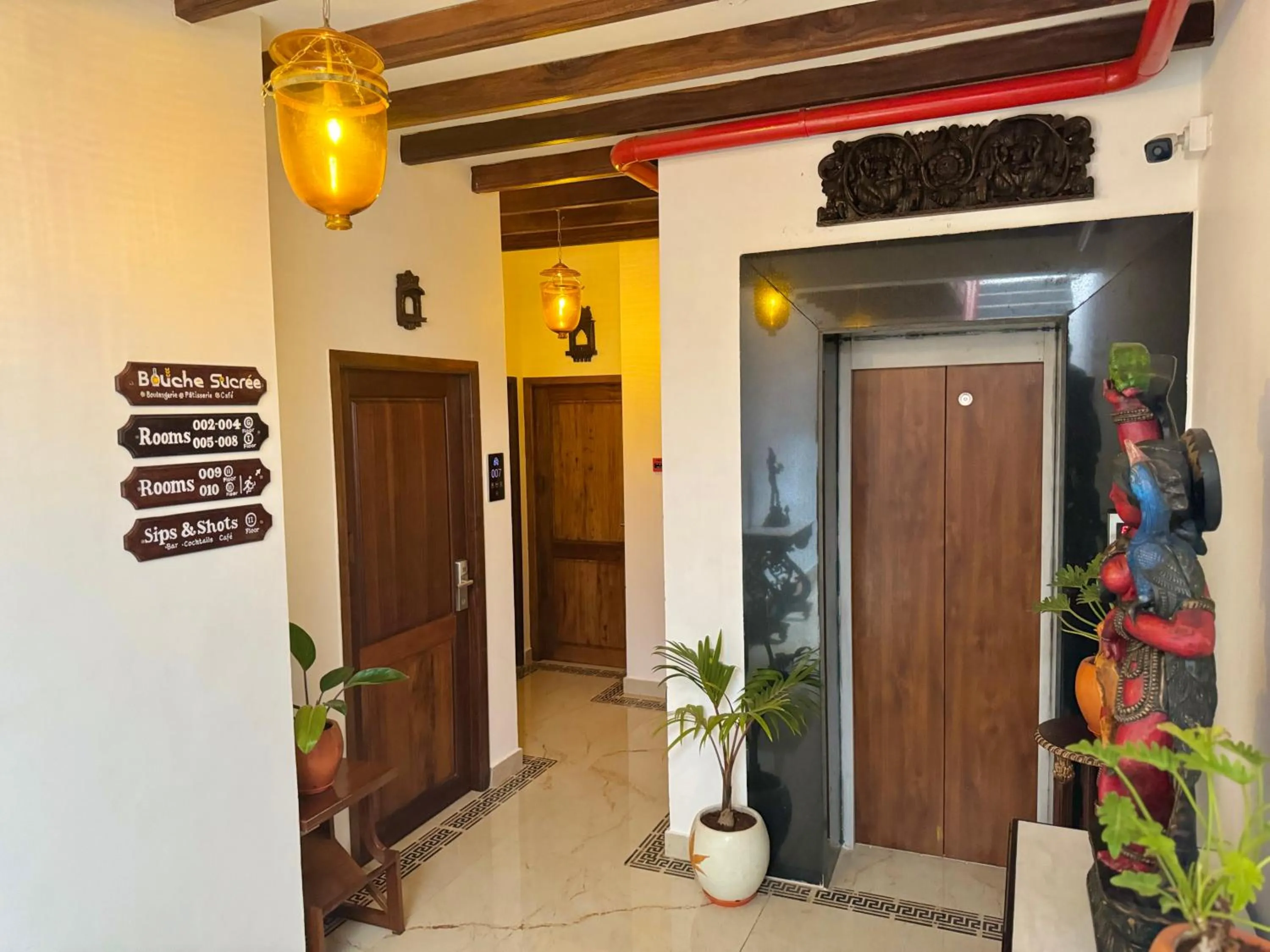 elevator in La Plage Seaview Suites