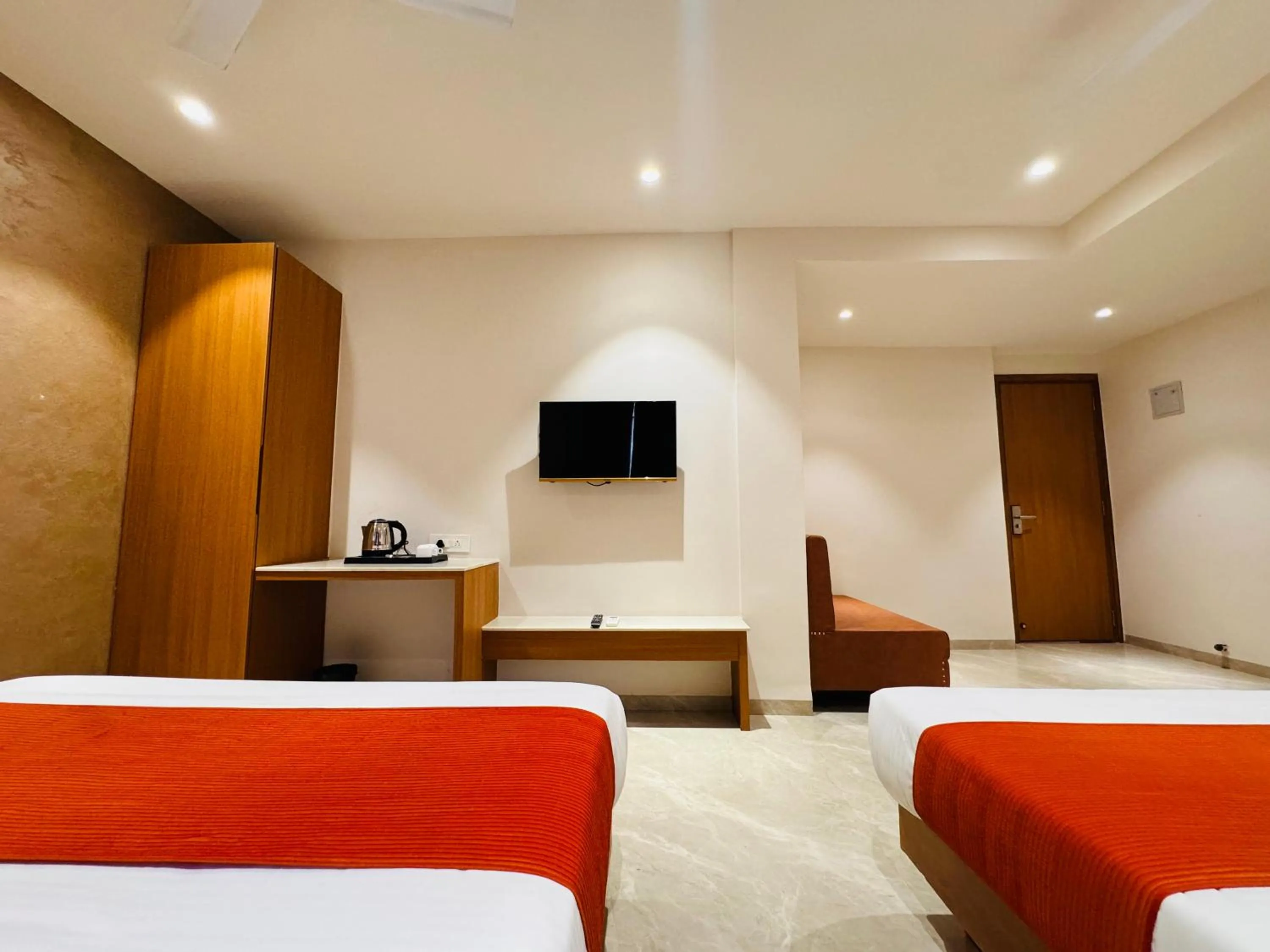 Bed in Hotel Rudhav Palace