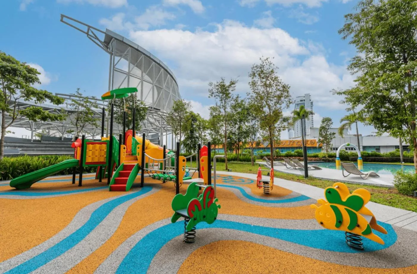 Children play ground in Trion Kuala Lumpur