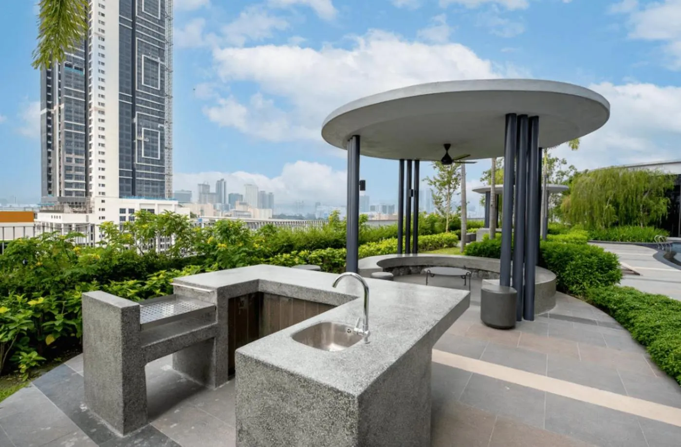 BBQ facilities in Trion Kuala Lumpur