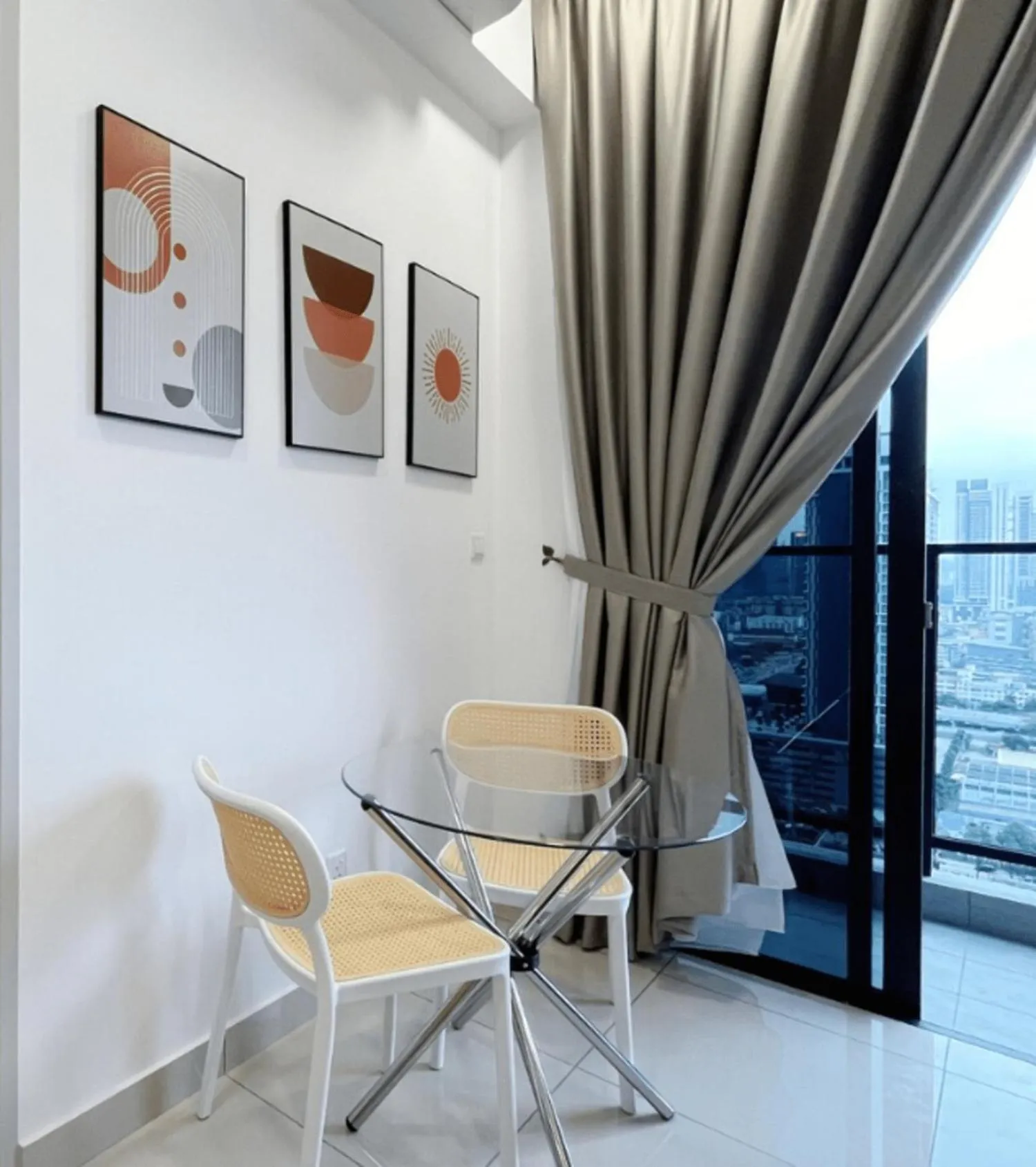 Dining area in Trion Kuala Lumpur