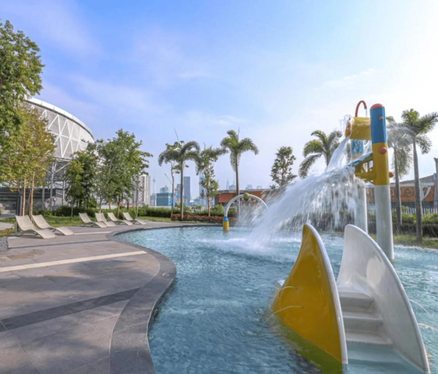 Aqua park in Trion Kuala Lumpur