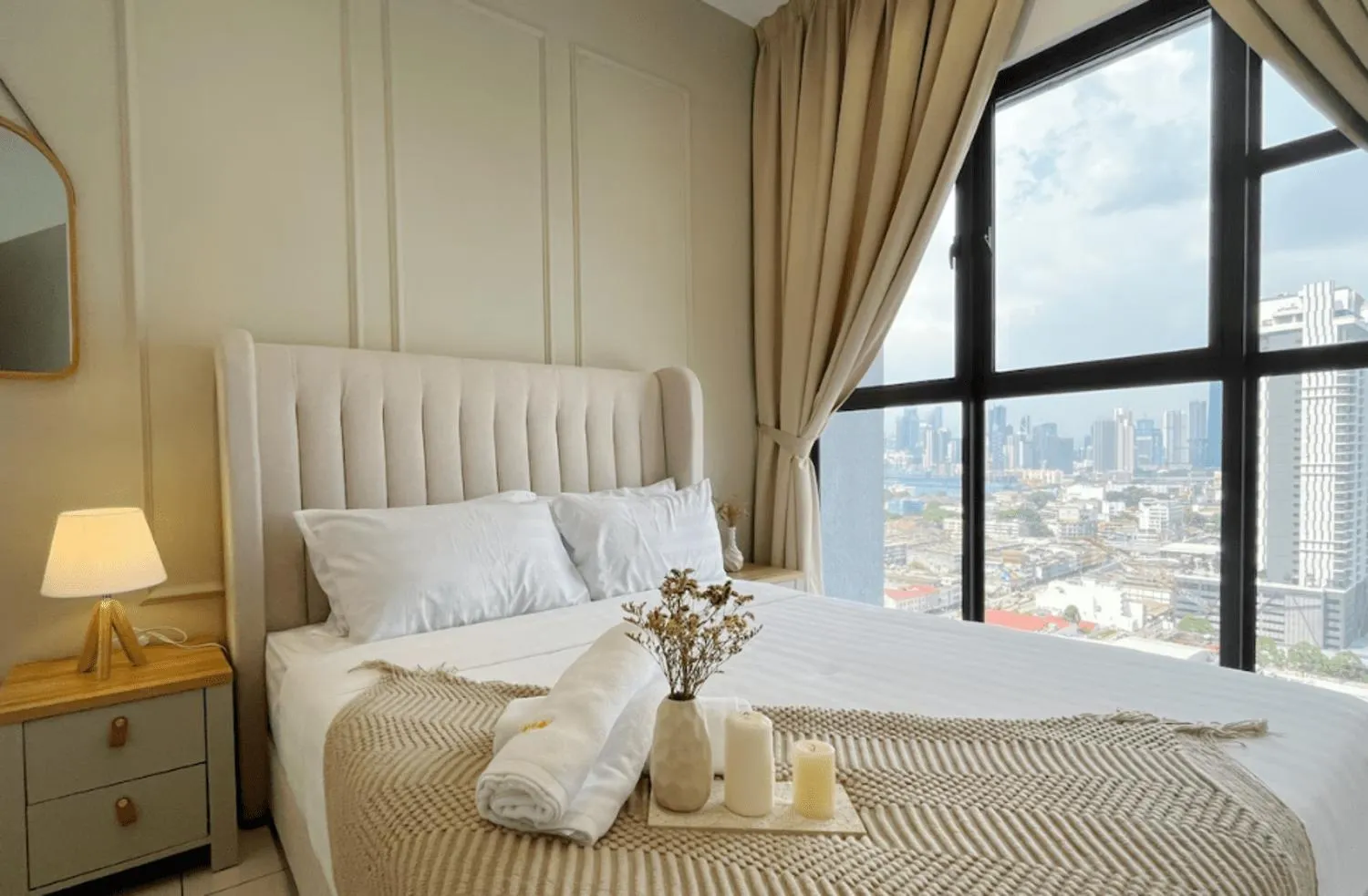 Bed in Trion Kuala Lumpur