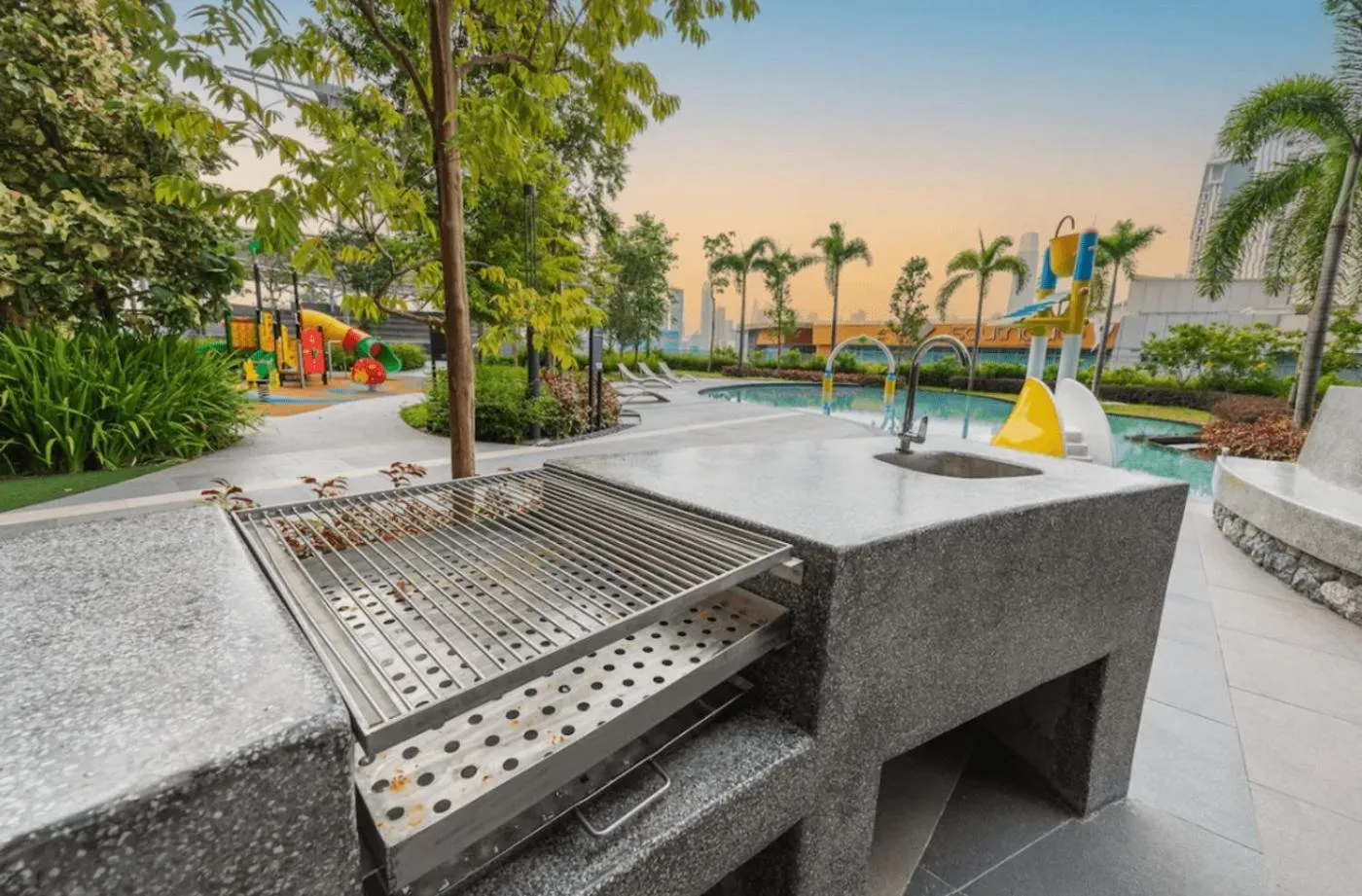 BBQ facilities in Trion Kuala Lumpur