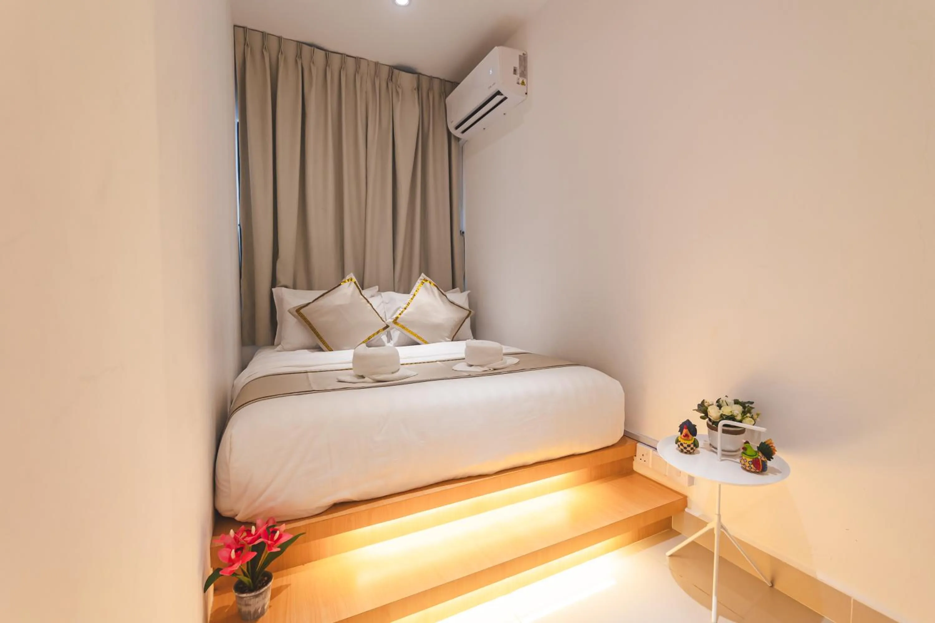 Bed in Beautiful Seaview Suites at The Shore Kota Kinabalu