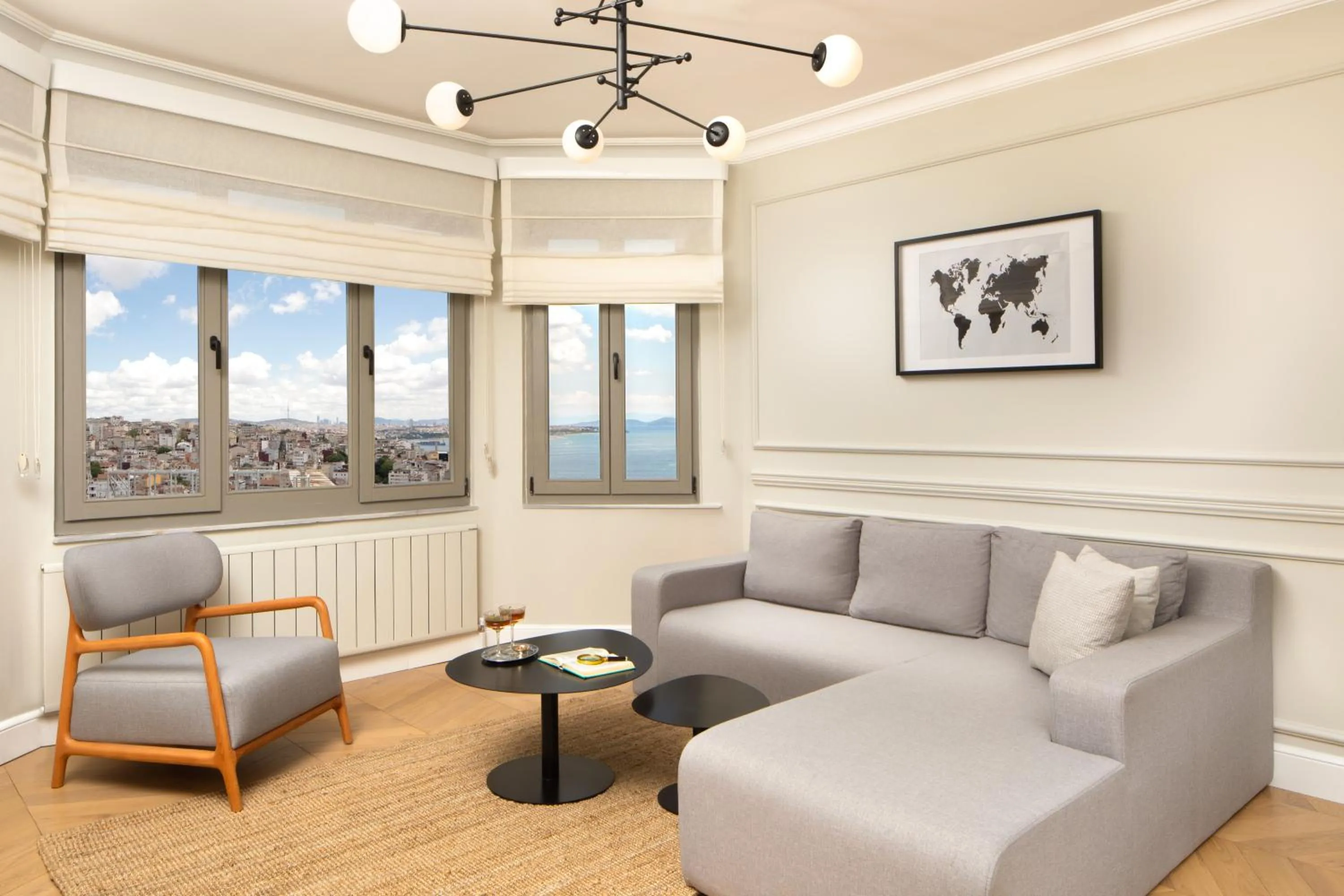 Living room in Vucino Suites