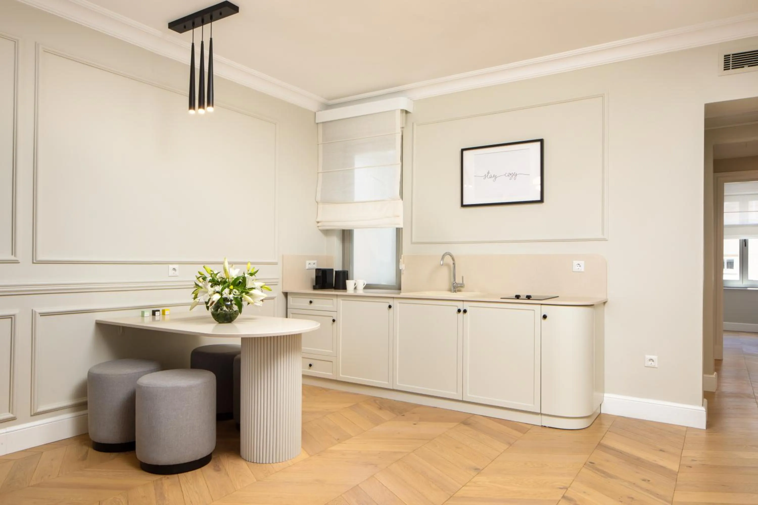 Kitchen or kitchenette in Vucino Suites