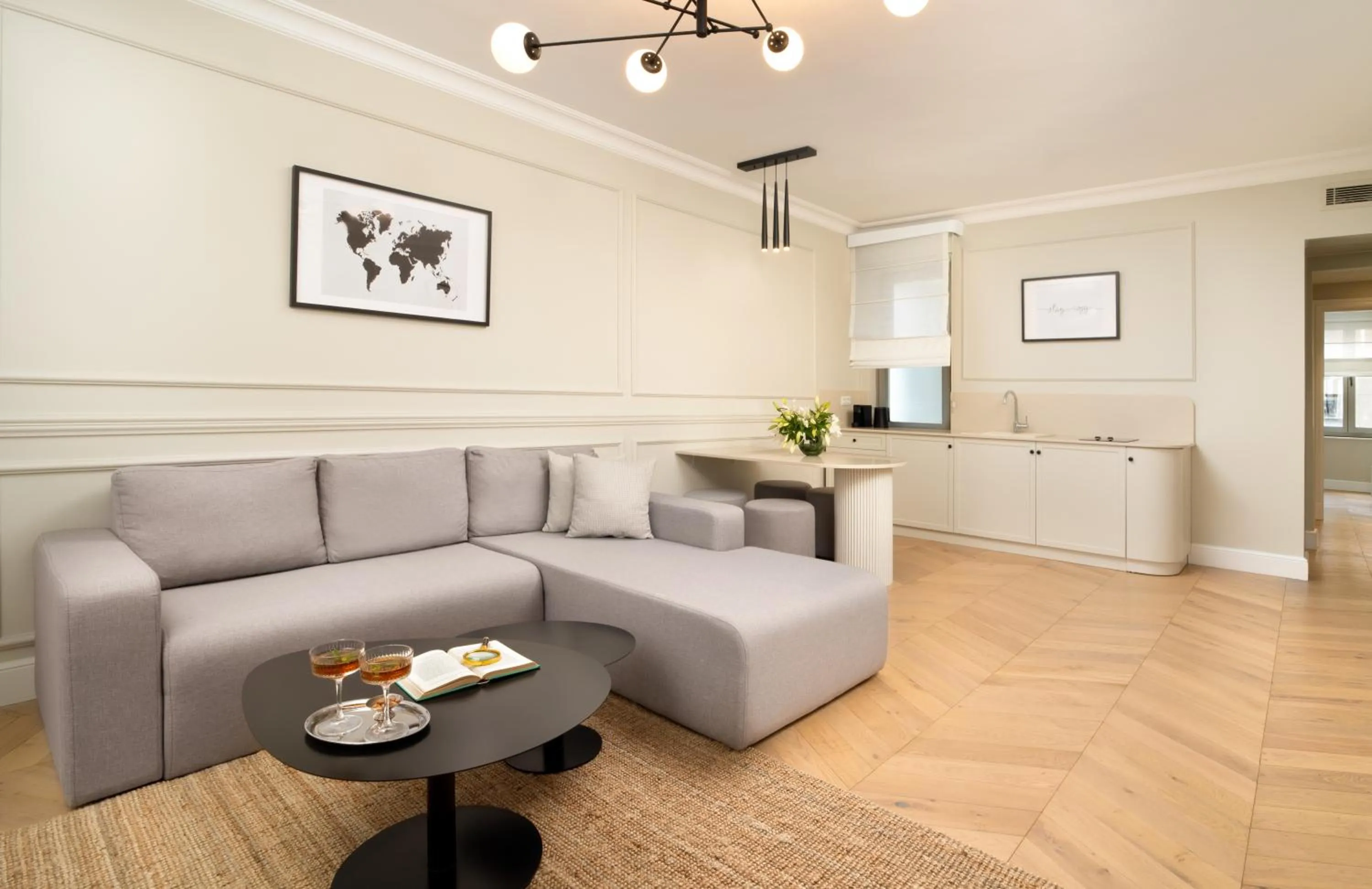 Living room in Vucino Suites