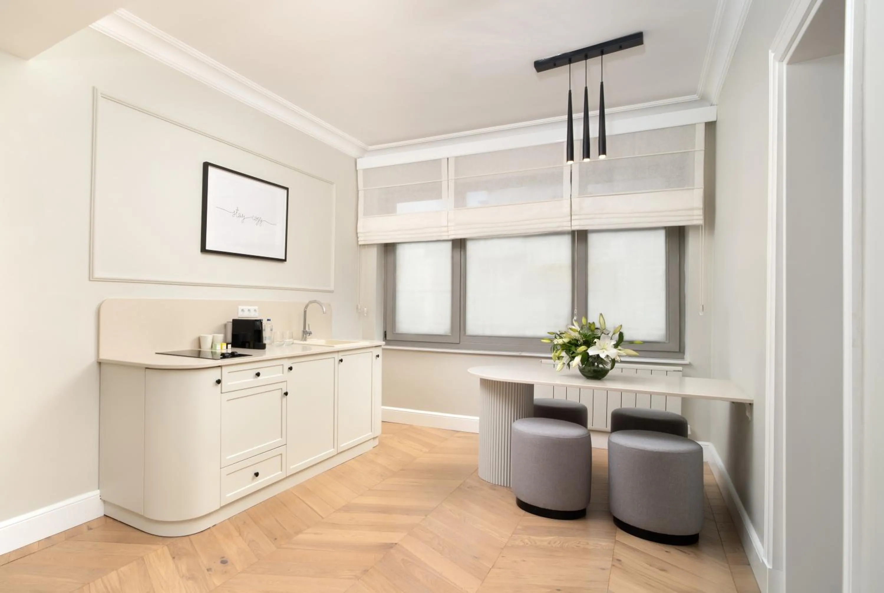 Kitchen or kitchenette in Vucino Suites