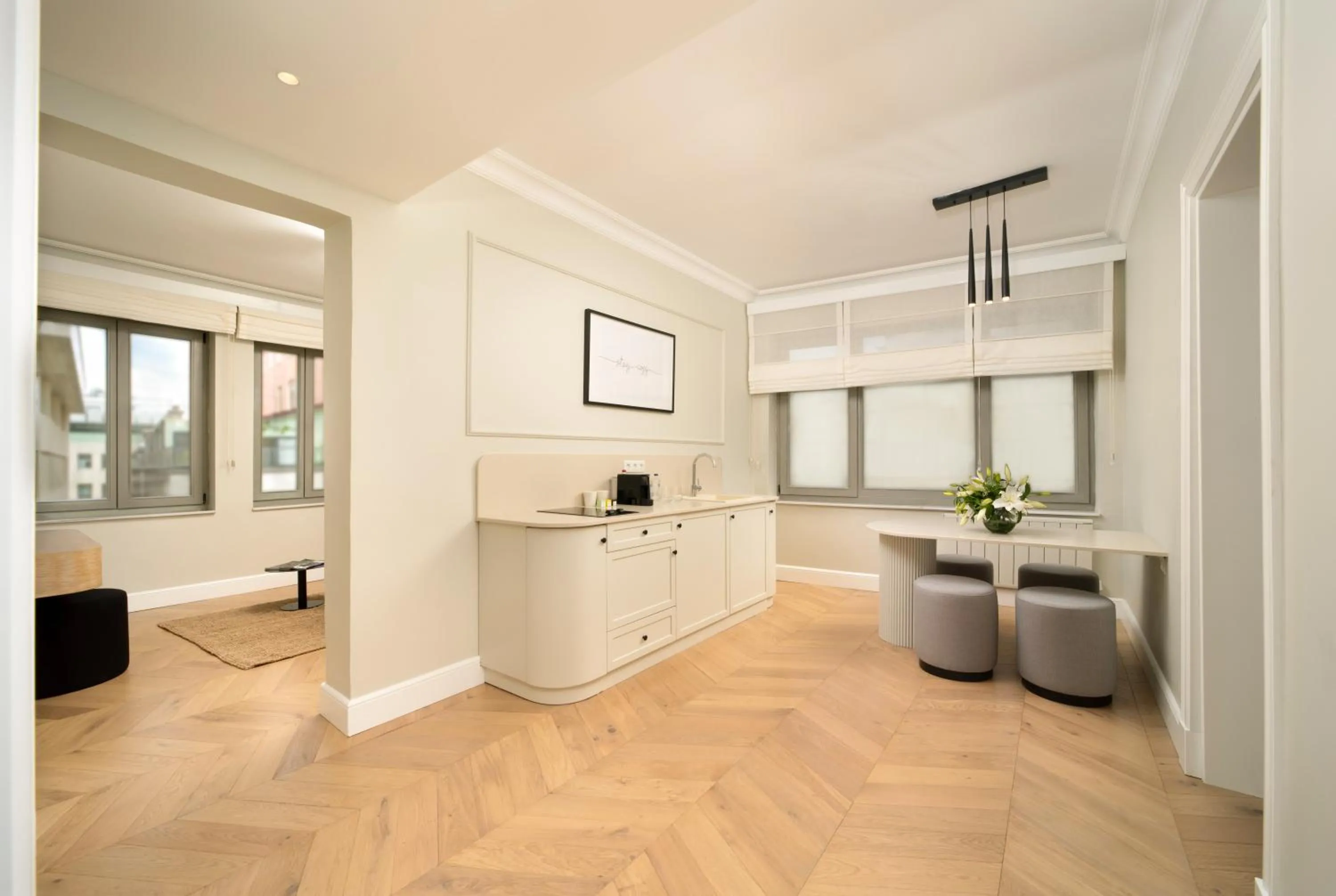 Kitchen or kitchenette in Vucino Suites