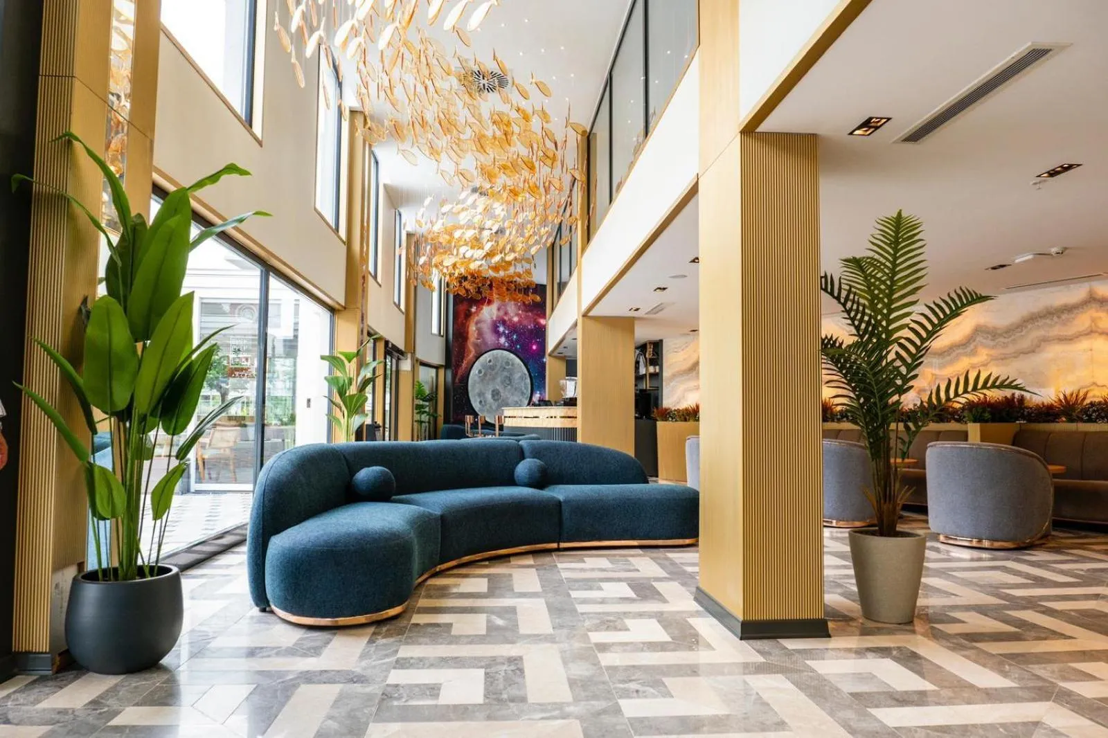 Lobby or reception in Maritimo Hotel