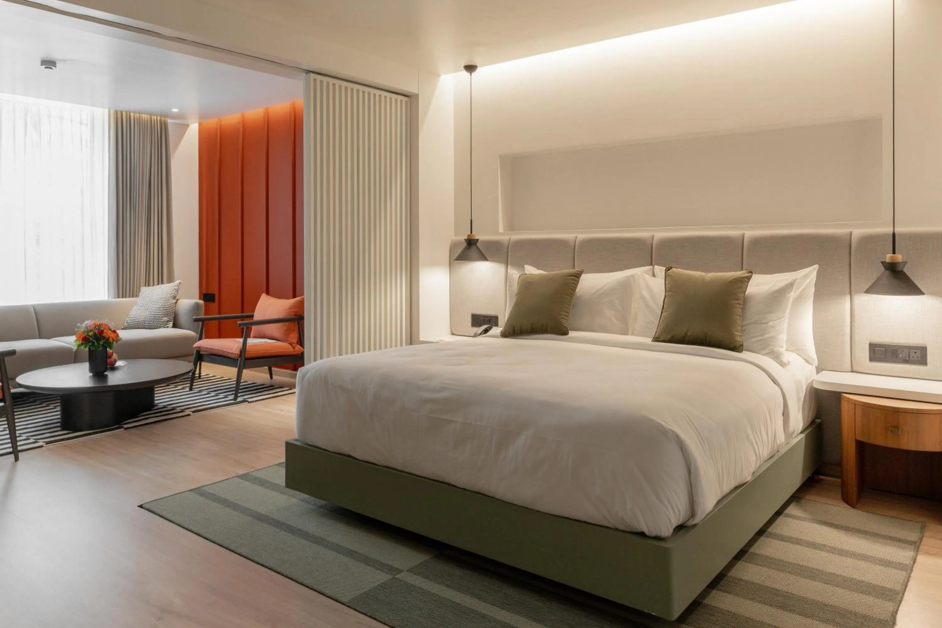 Bed in Spektrum Hotel - Bengaluru Airport