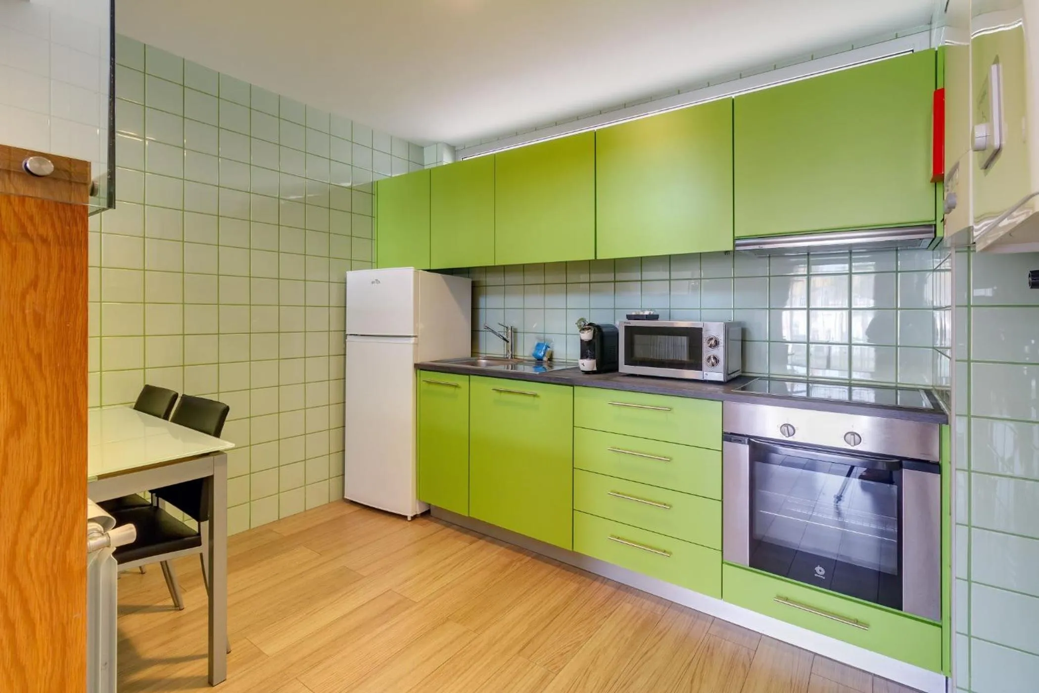 Kitchen or kitchenette in Oca Flores Hotel Boutique