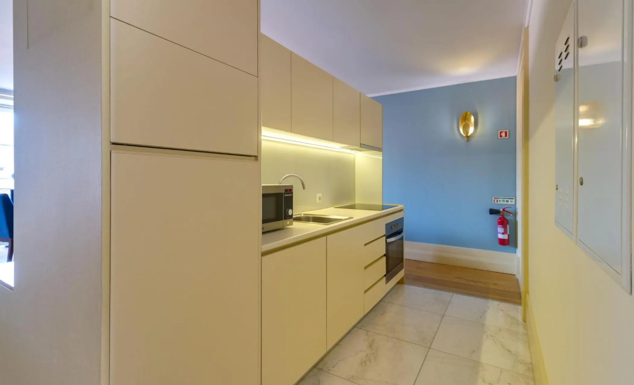 Kitchen or kitchenette in Oca Flores Hotel Boutique