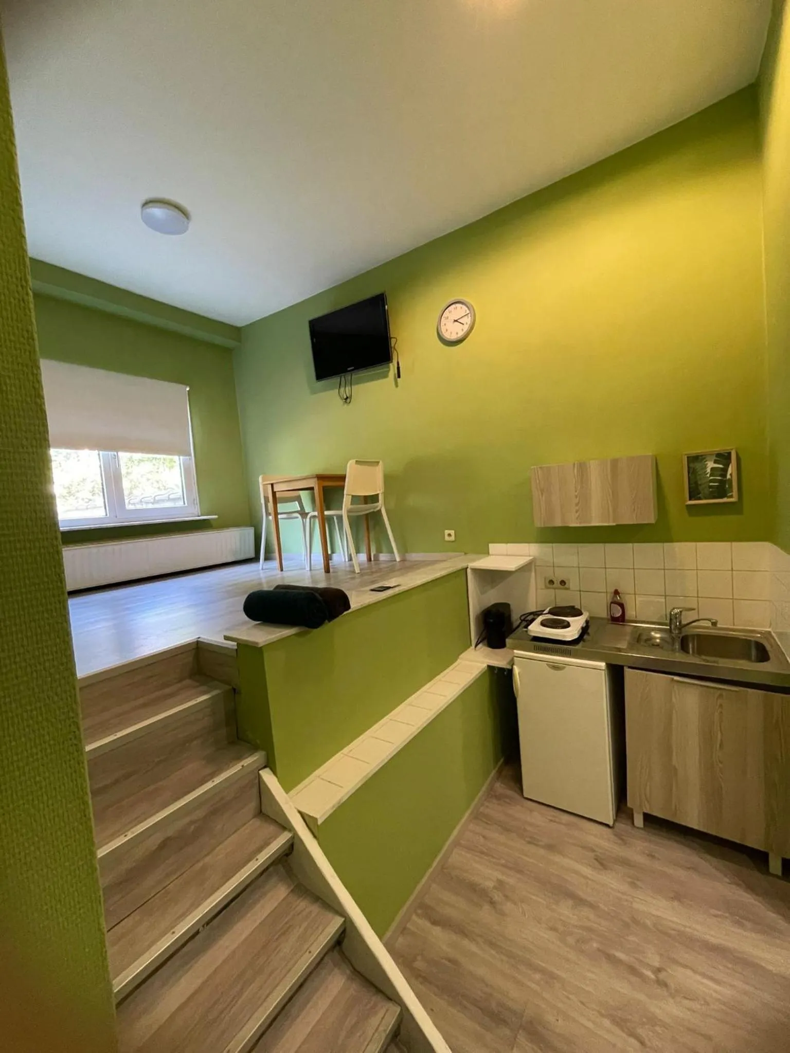 Living room in European District Hostel