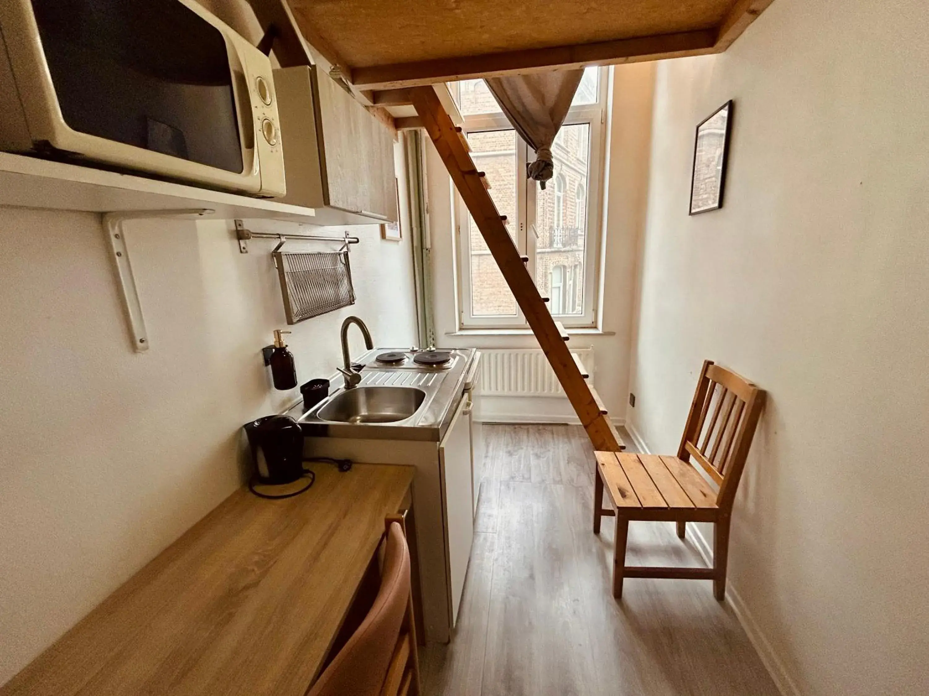 Standard Double Room with Shared Bathroom in European District Hostel Standard Double Room with Shared Bathroom in European District Hostel