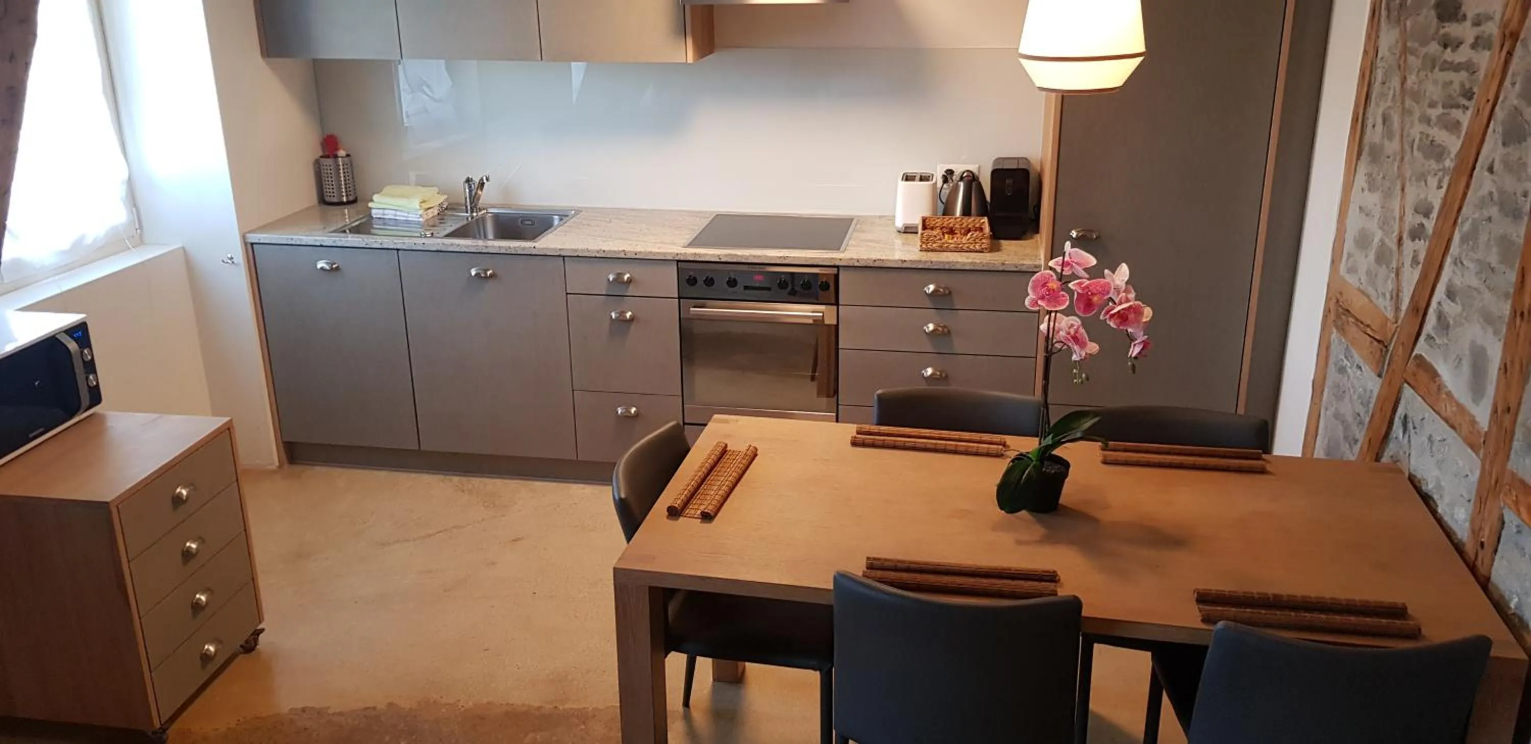 Kitchen or kitchenette in Easy-Living Apartments Lindenstrasse 21